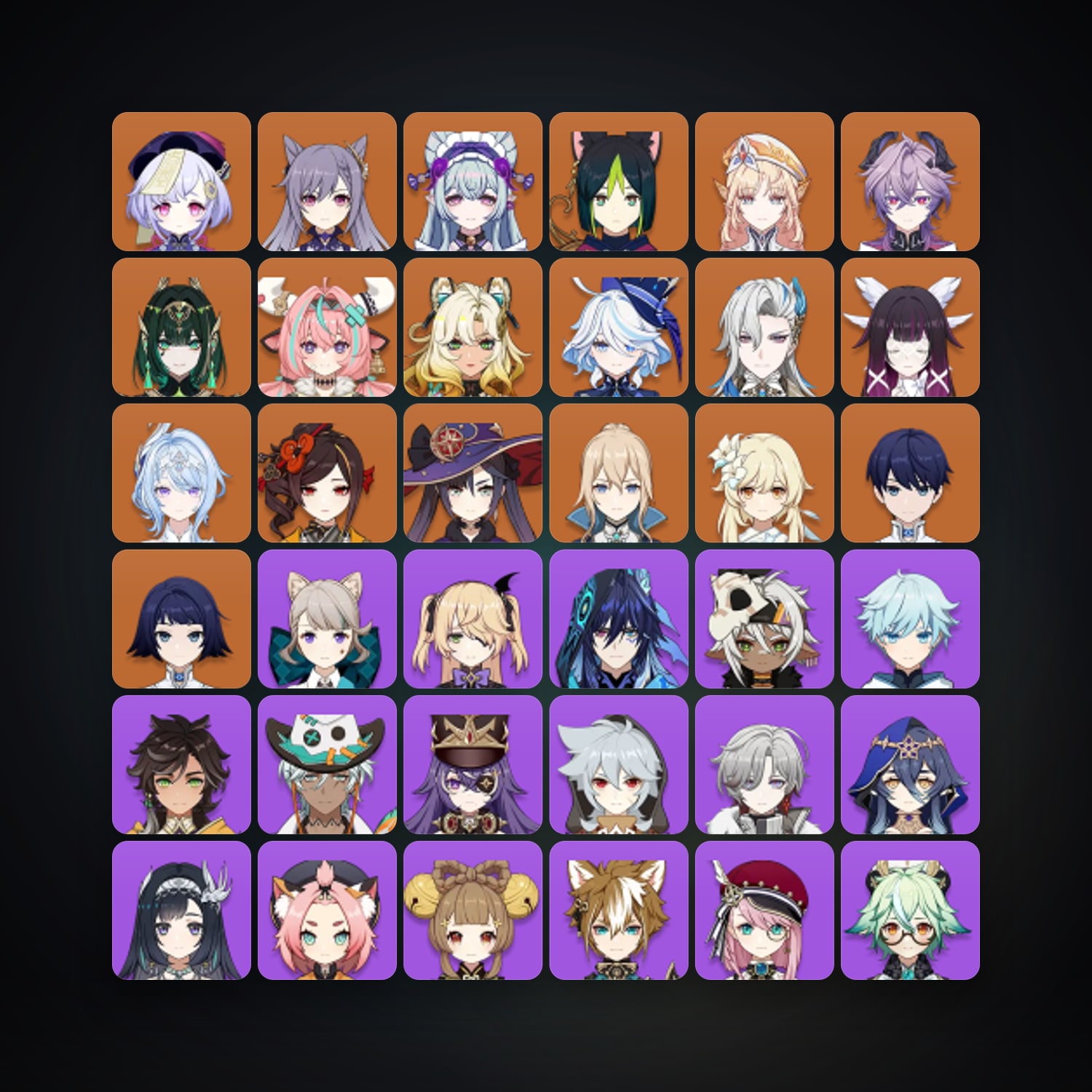 Genshin Impact | AR 56 | 62 Chars | 16× 5★ — Genshin / miHoYo Account — HabibiAccounts