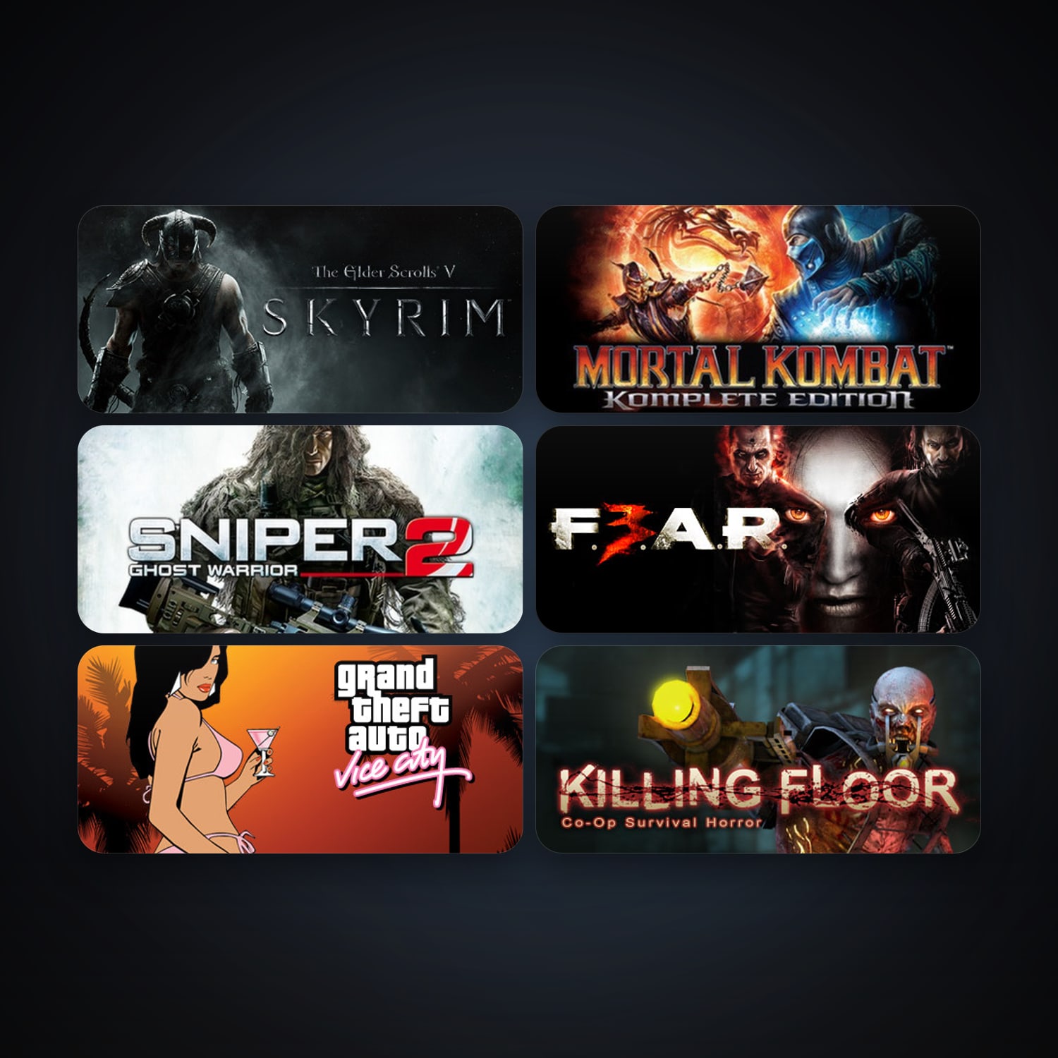 Killing Floor + Grand Theft Auto: Vice City, 10 games, clean — HabibiAccounts