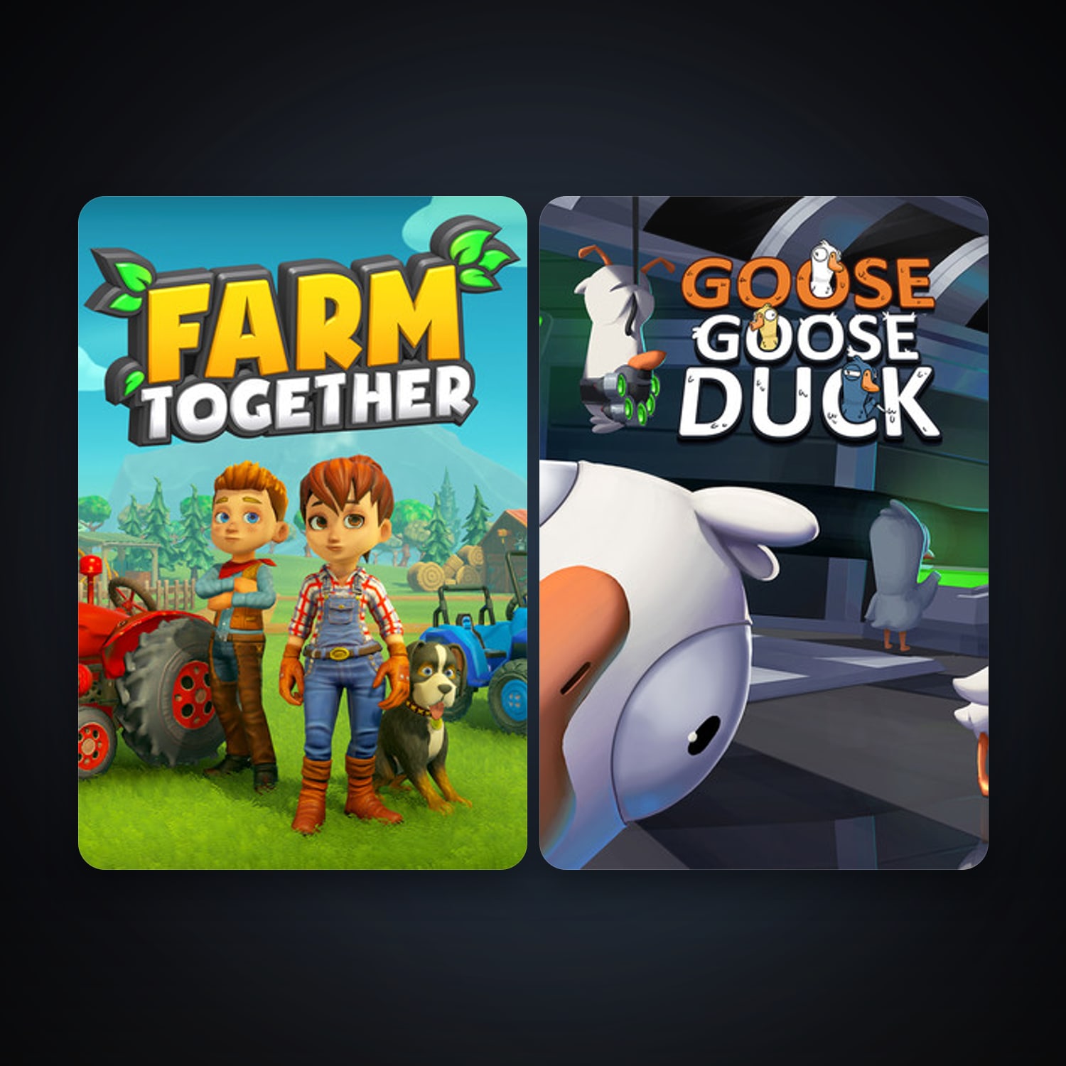 Farm Together + Goose Goose Duck, 9 games, clean — HabibiAccounts