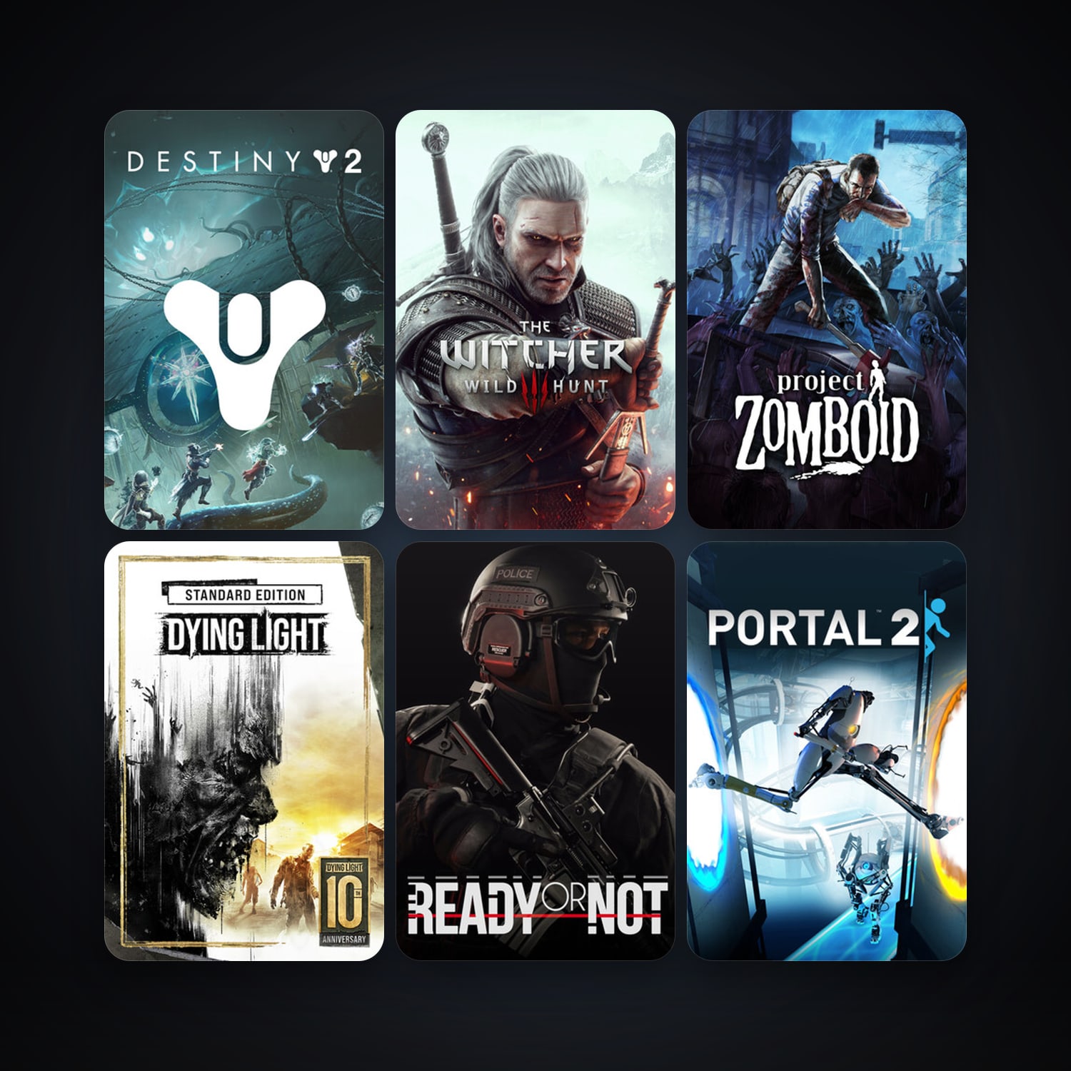 Left 4 Dead 2 + Portal 2, 34 games, Steam 10, clean — HabibiAccounts