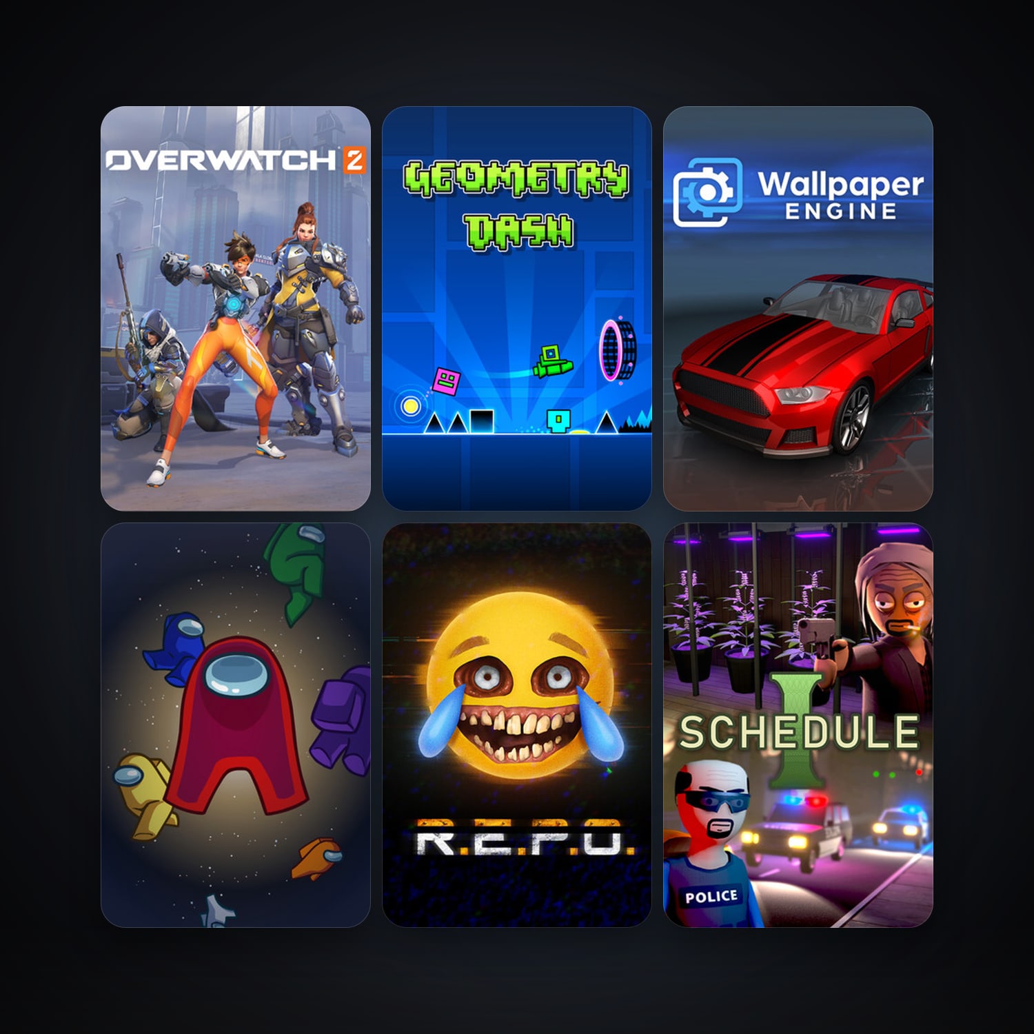 Geometry Dash + Wallpaper Engine, 33 games, clean — HabibiAccounts