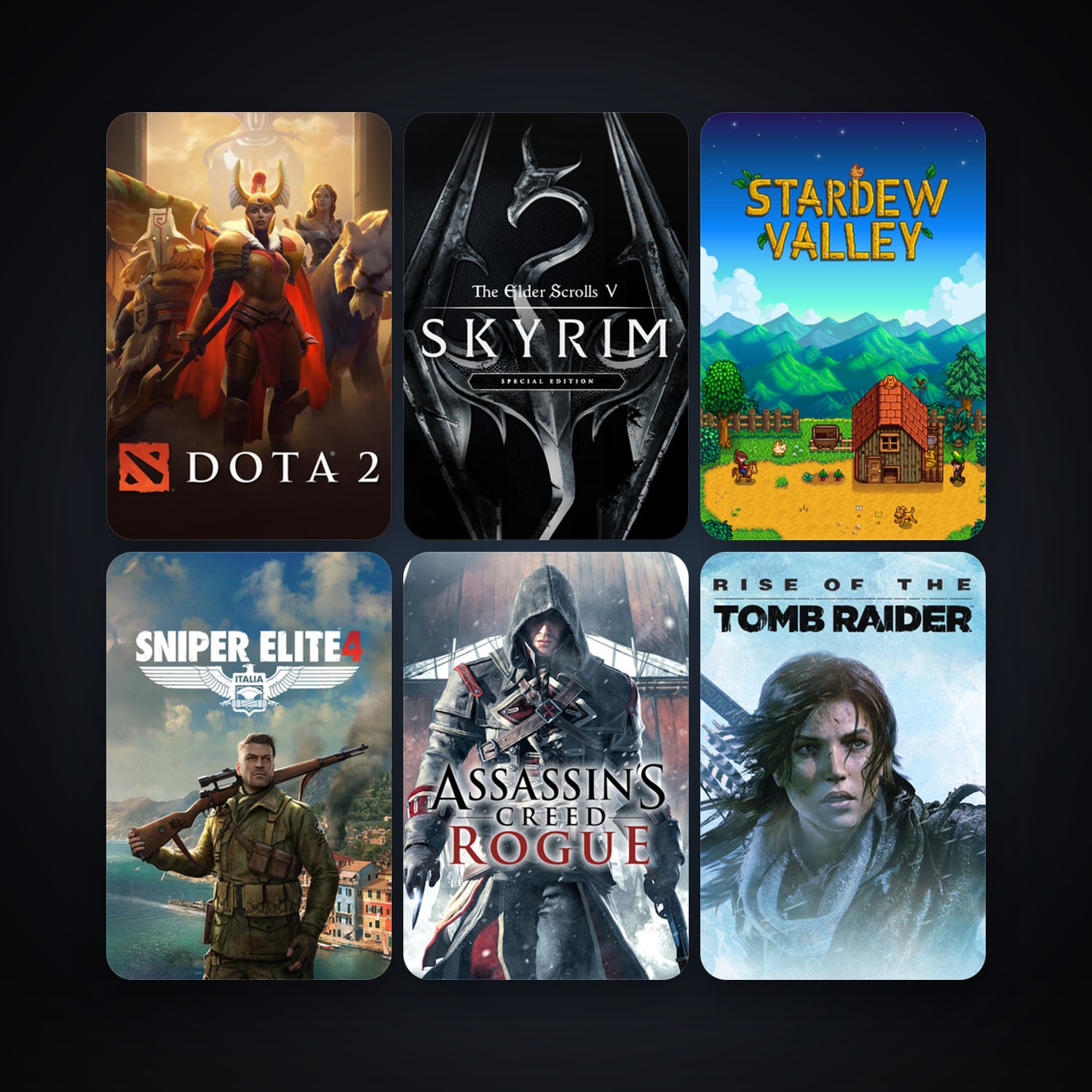 Dota 2 + Tomb Raider, 18 games, clean — HabibiAccounts