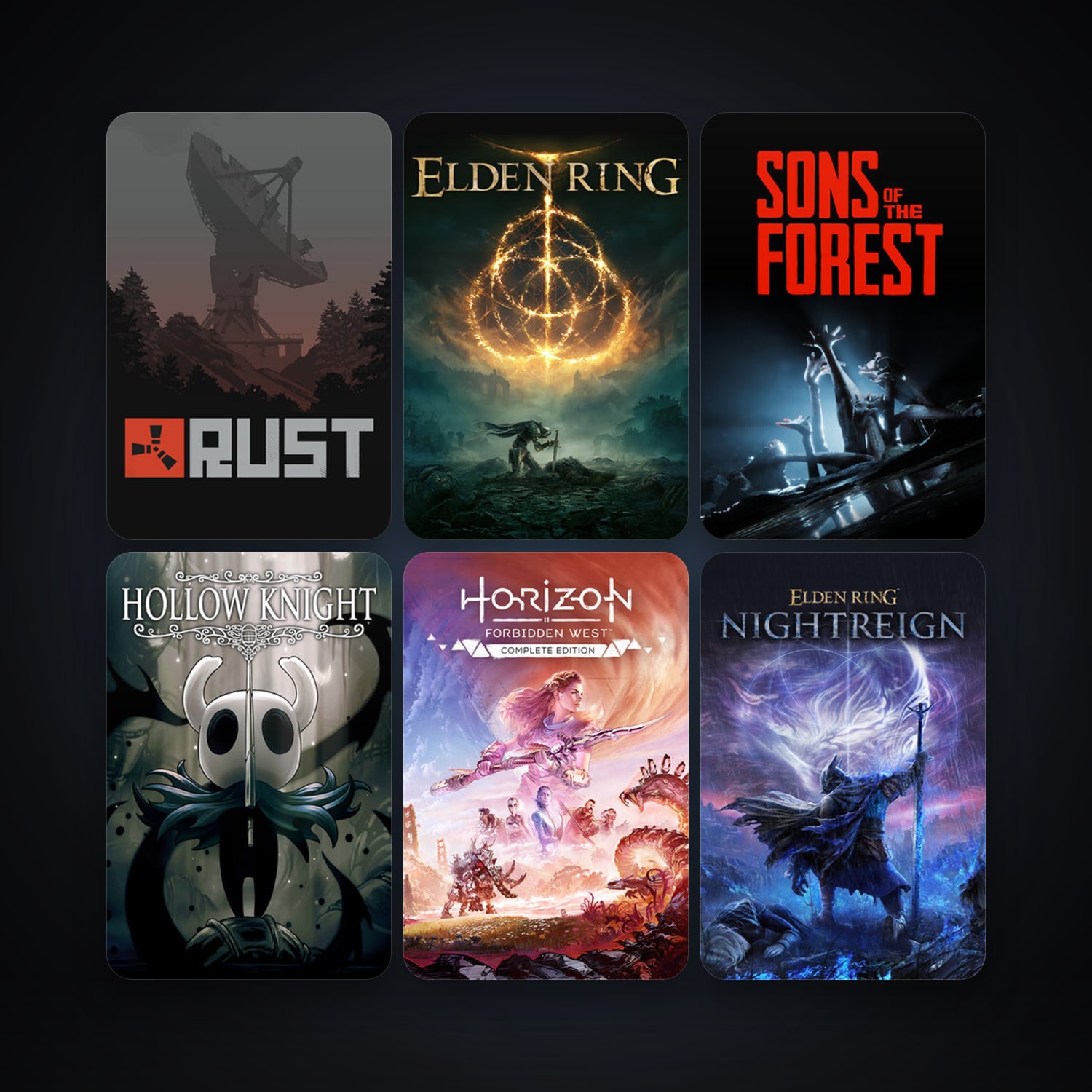 Hollow Knight + Phasmophobia, 76 games, Steam 25, clean — HabibiAccounts