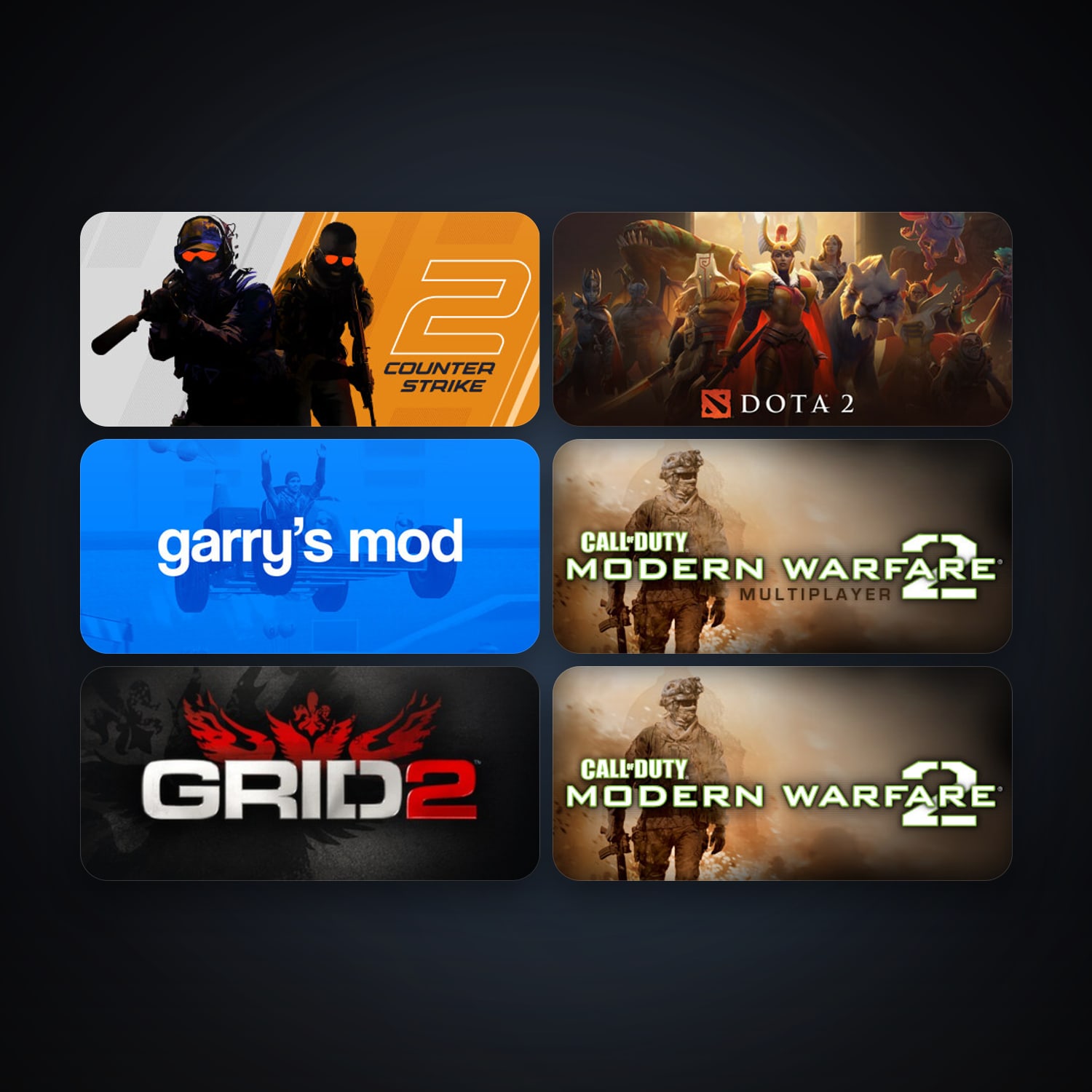 Dota 2 + CS2 Prime, 6 games, clean — HabibiAccounts