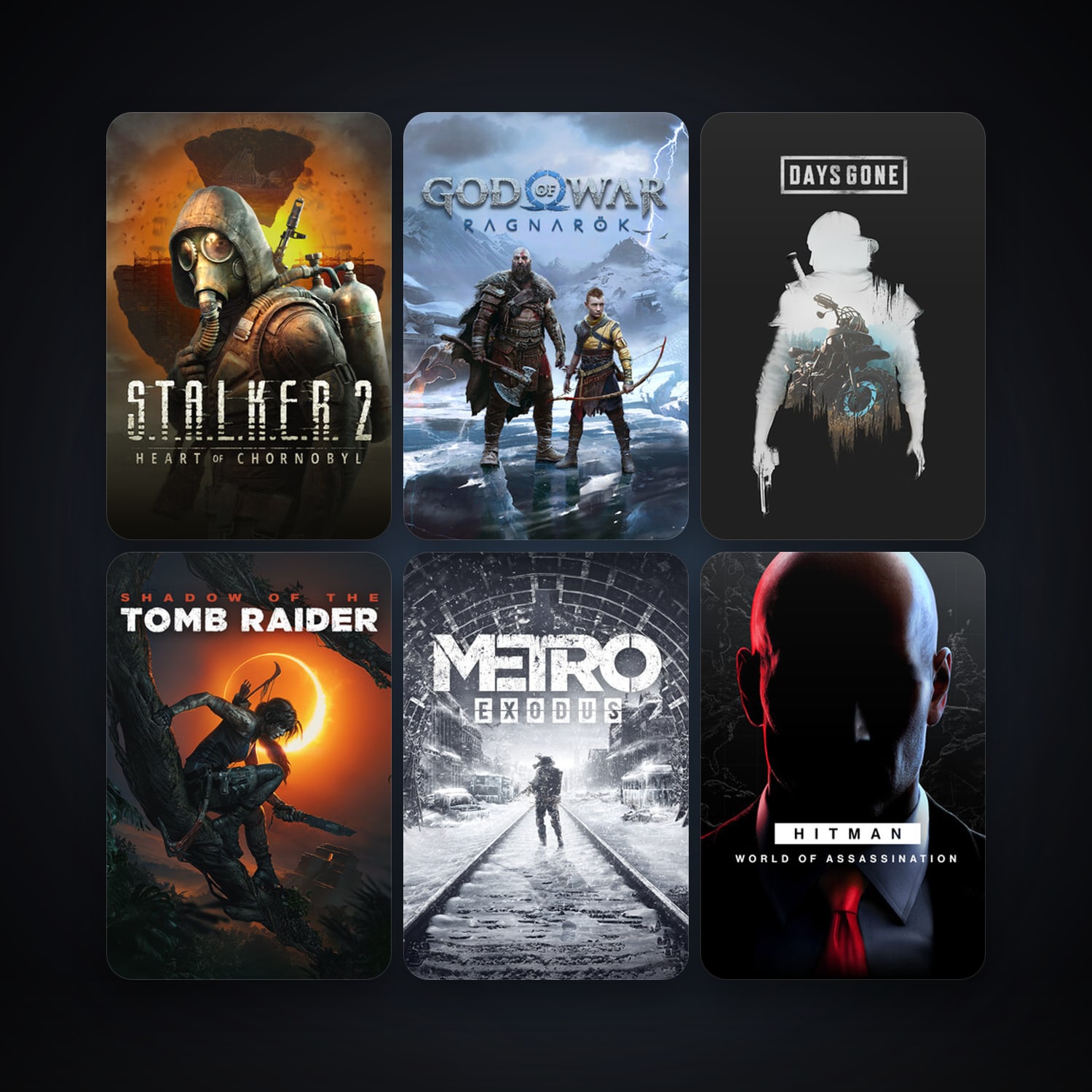 Metro Exodus + Wolfenstein II: The New Colossus, 23 games, Steam 11, clean — HabibiAccounts