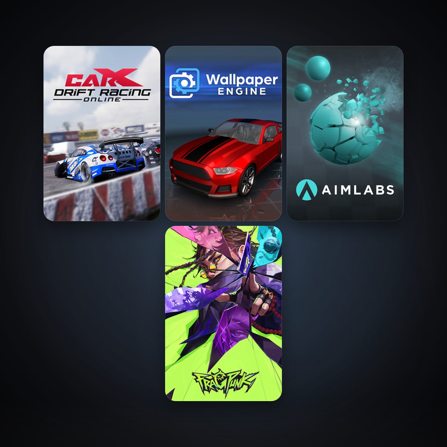 Wallpaper Engine + CarX Drift Racing Online, 7 games, clean — HabibiAccounts