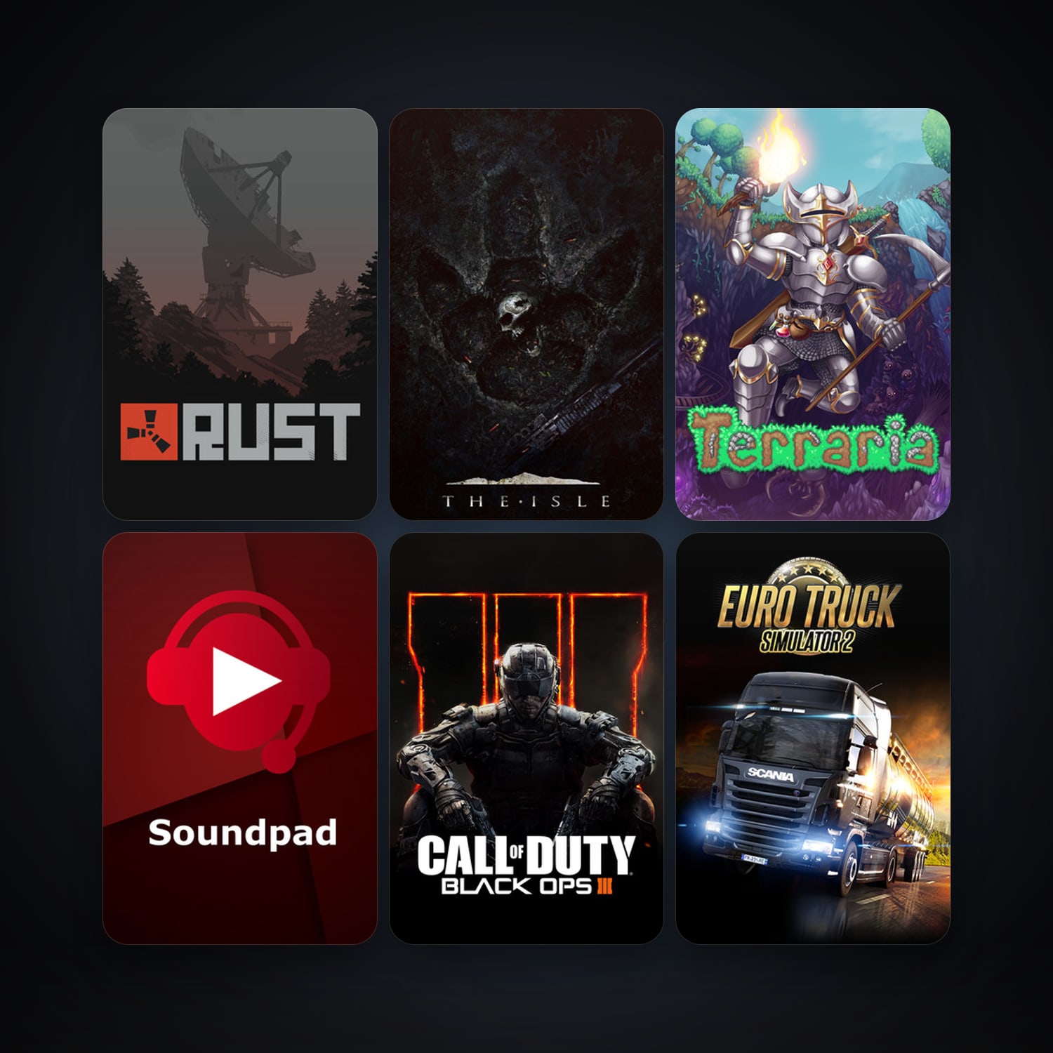 Terraria + Euro Truck Simulator 2, 18 games, clean — HabibiAccounts