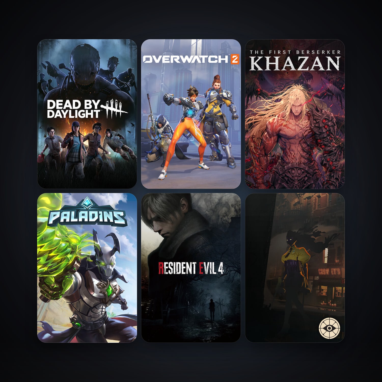 Dead by Daylight + Paladins, 109 games, Steam 16, clean — HabibiAccounts