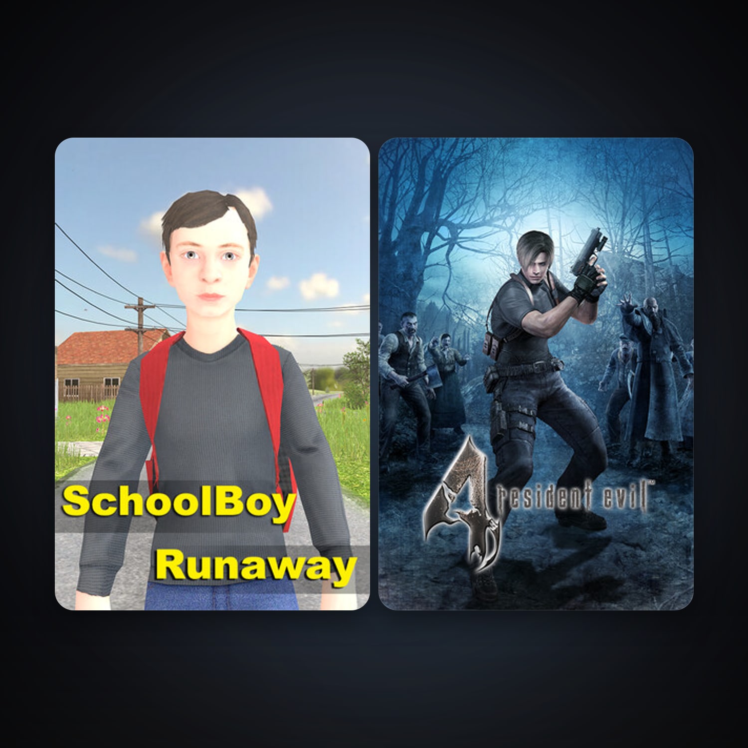 resident evil 4 (2005) + SchoolBoy Runaway, 6 games, clean — HabibiAccounts