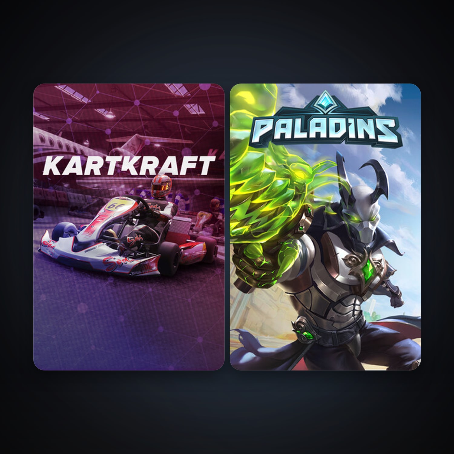 KartKraft + Paladins, 5 games, clean — HabibiAccounts