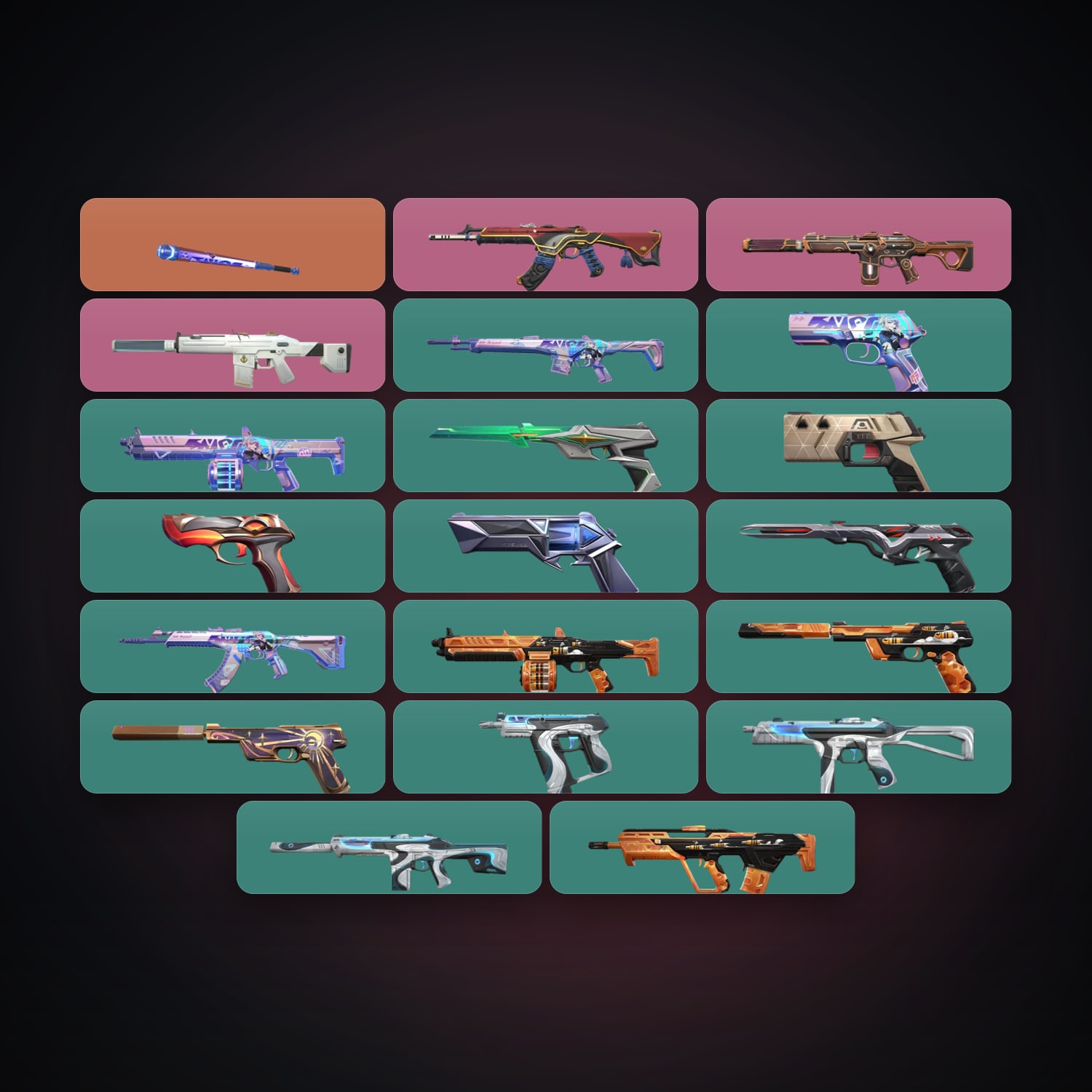 AP Silver 1 locker — 1 knives, 22 skins, lvl 169 — HabibiAccounts
