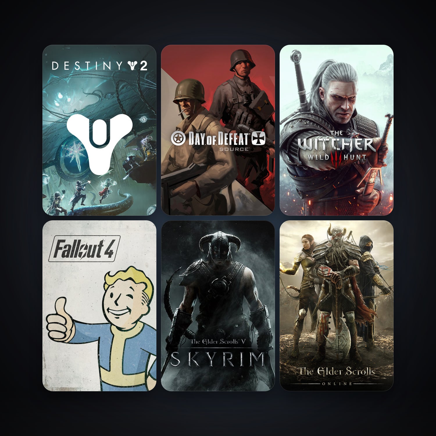 Day of Defeat: Source + The Elder Scrolls V: Skyrim, 51 games, Steam 10, clean — HabibiAccounts