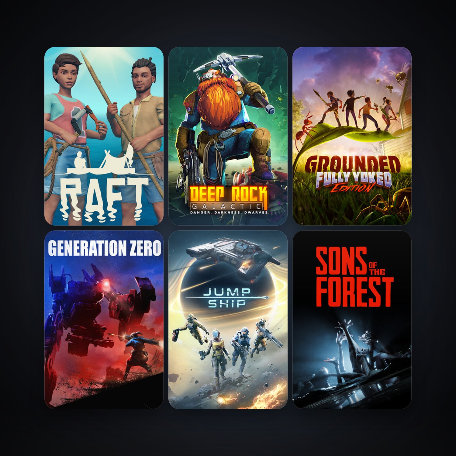 FlatOut 2 + Deep Rock Galactic, 35 games, Steam 10, clean — HabibiAccounts
