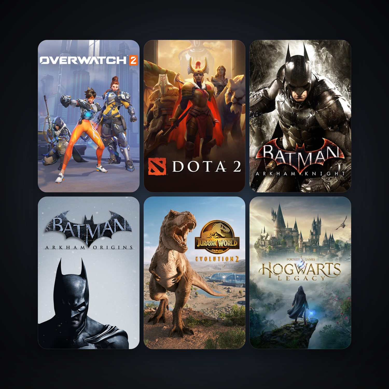 Dota 2 + Batman: Arkham Knight, 26 games, clean — HabibiAccounts