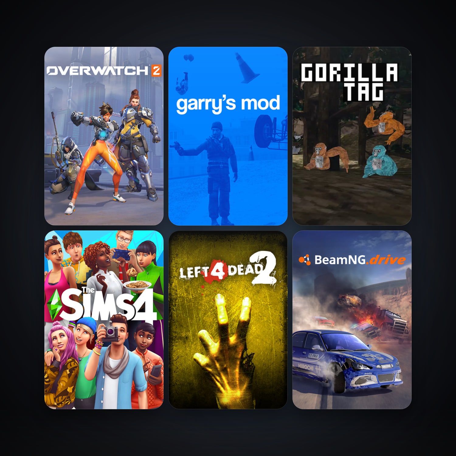 Left 4 Dead 2 + Garry's Mod, 62 games, clean — HabibiAccounts
