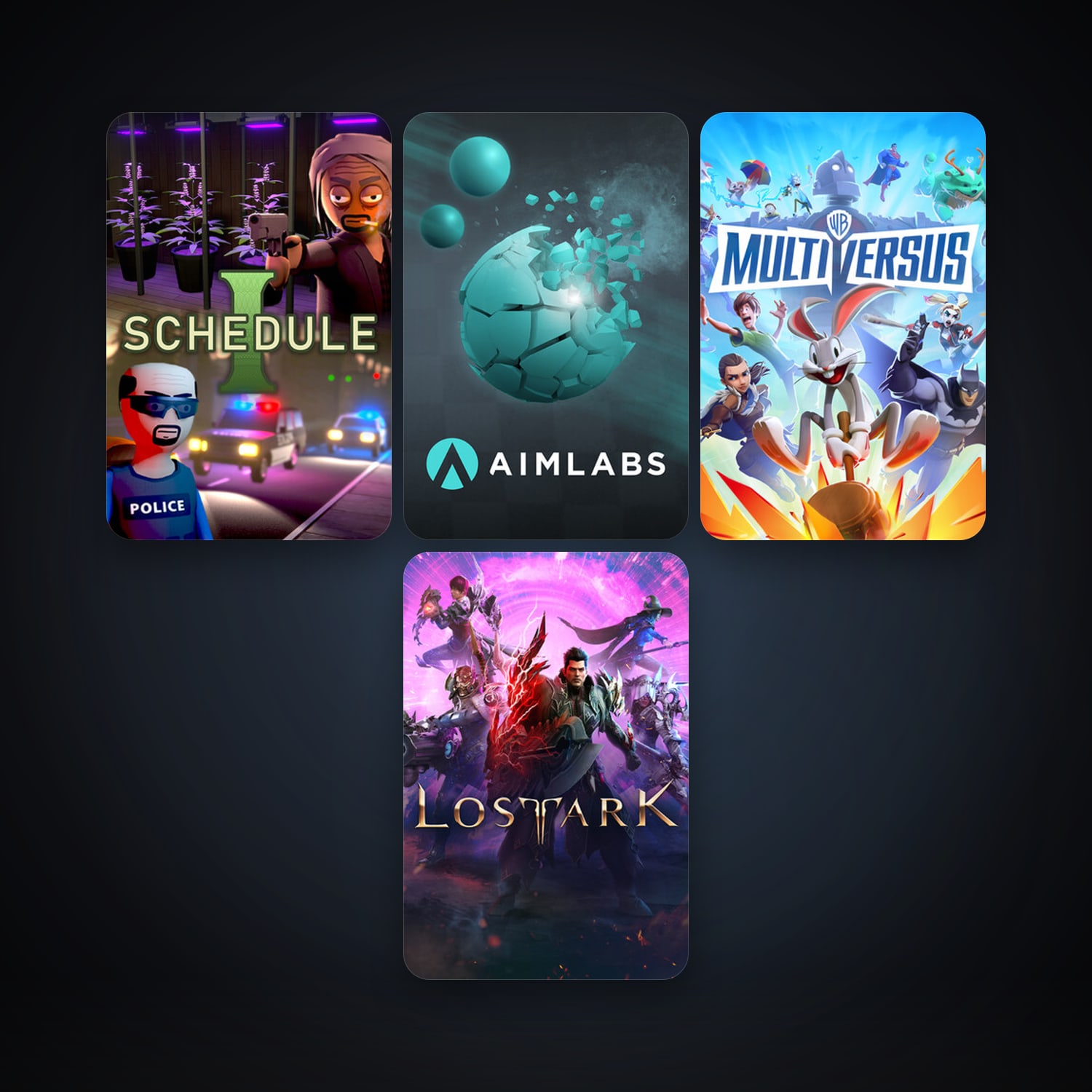Aimlabs + Lost Ark, 8 games, clean — HabibiAccounts