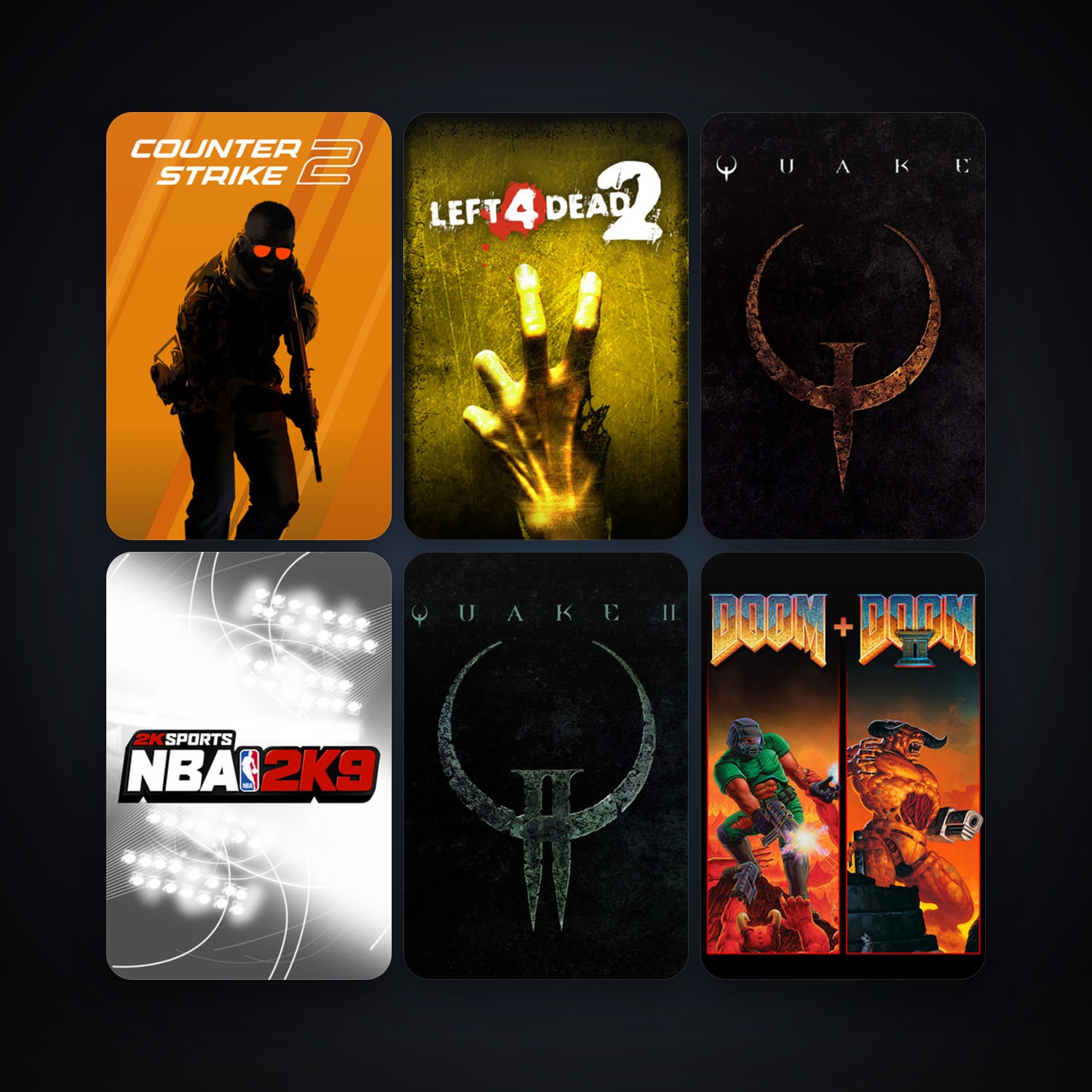 Left 4 Dead 2 + CS2 Prime, 8 games, clean — HabibiAccounts