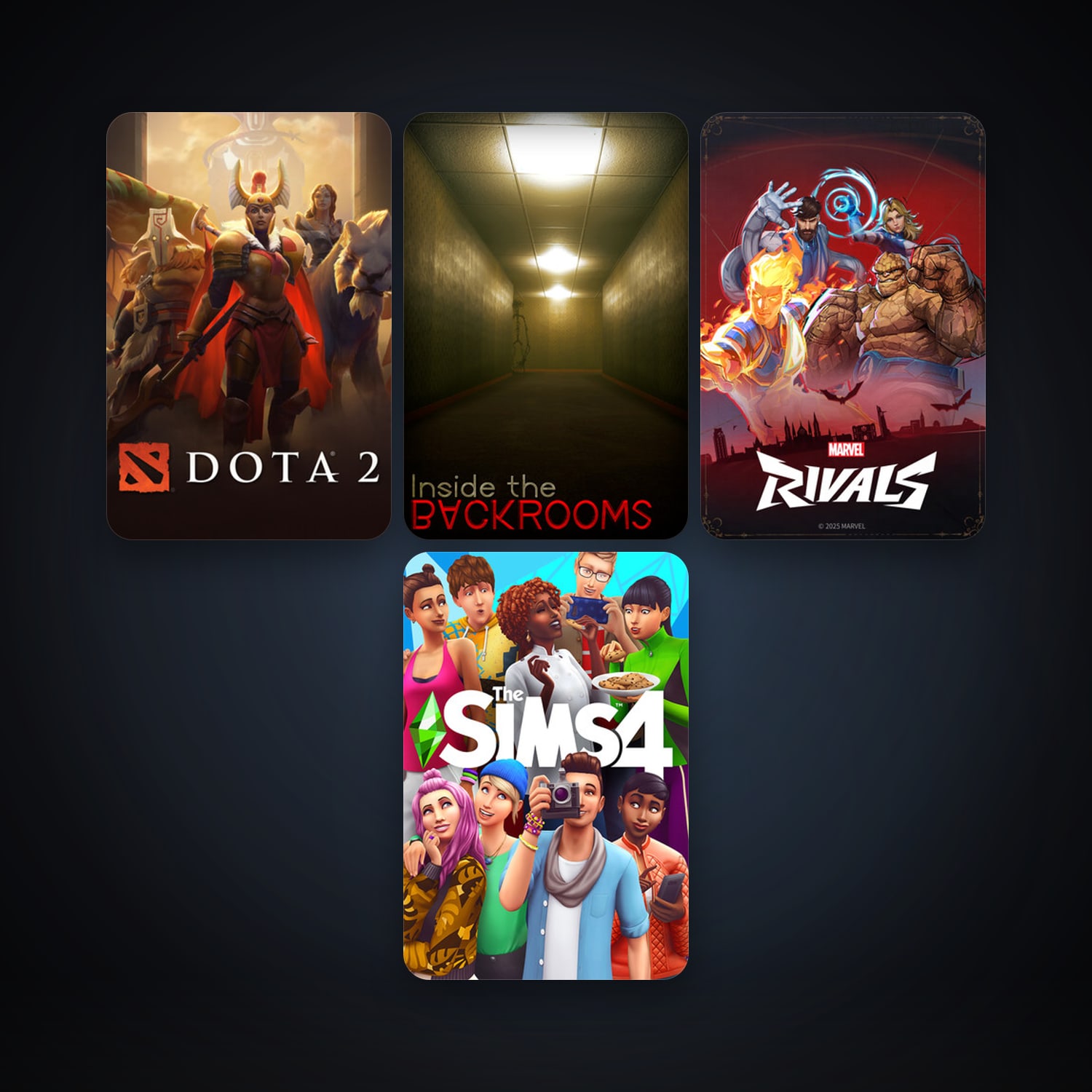 Dota 2 + The Sims 4, 30 games, clean — HabibiAccounts