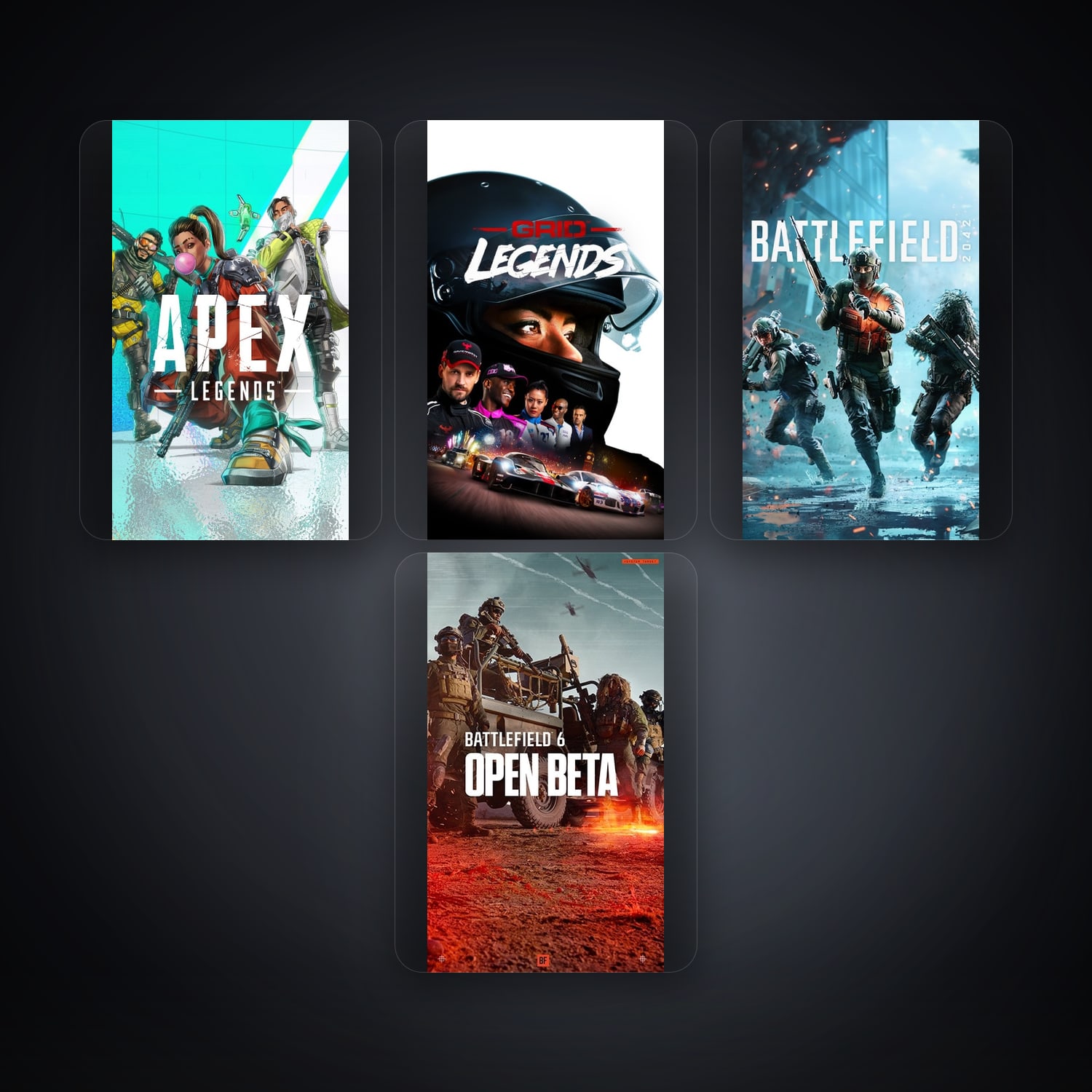 EA Apex Legends + Battlefield V — US — 9 games — HabibiAccounts
