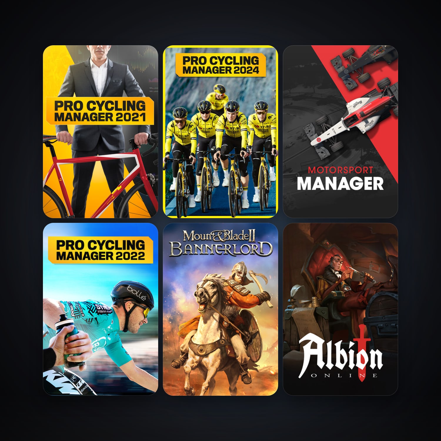 RaceRoom Racing Experience + Mount & Blade II: Bannerlord, 25 games, clean — HabibiAccounts