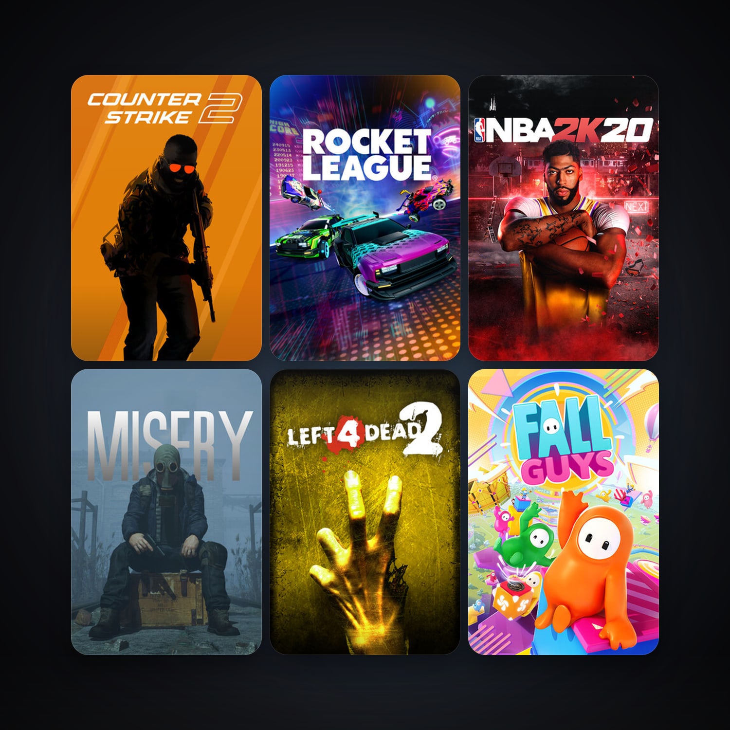 Left 4 Dead 2 + Dota 2, 42 games, clean — HabibiAccounts