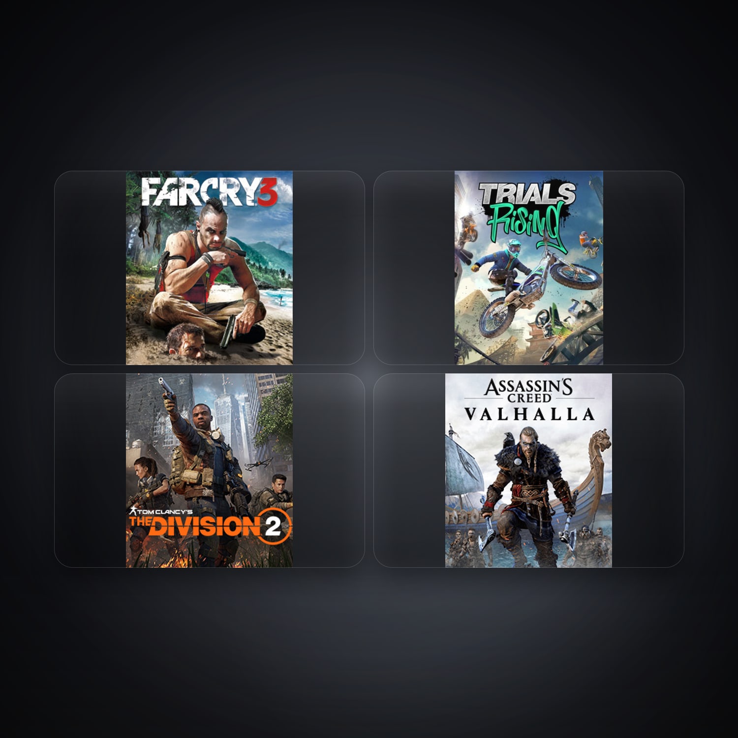 Ubisoft Far Cry 3 Deluxe Edition + Trials Rising — CA — 4 games — HabibiAccounts