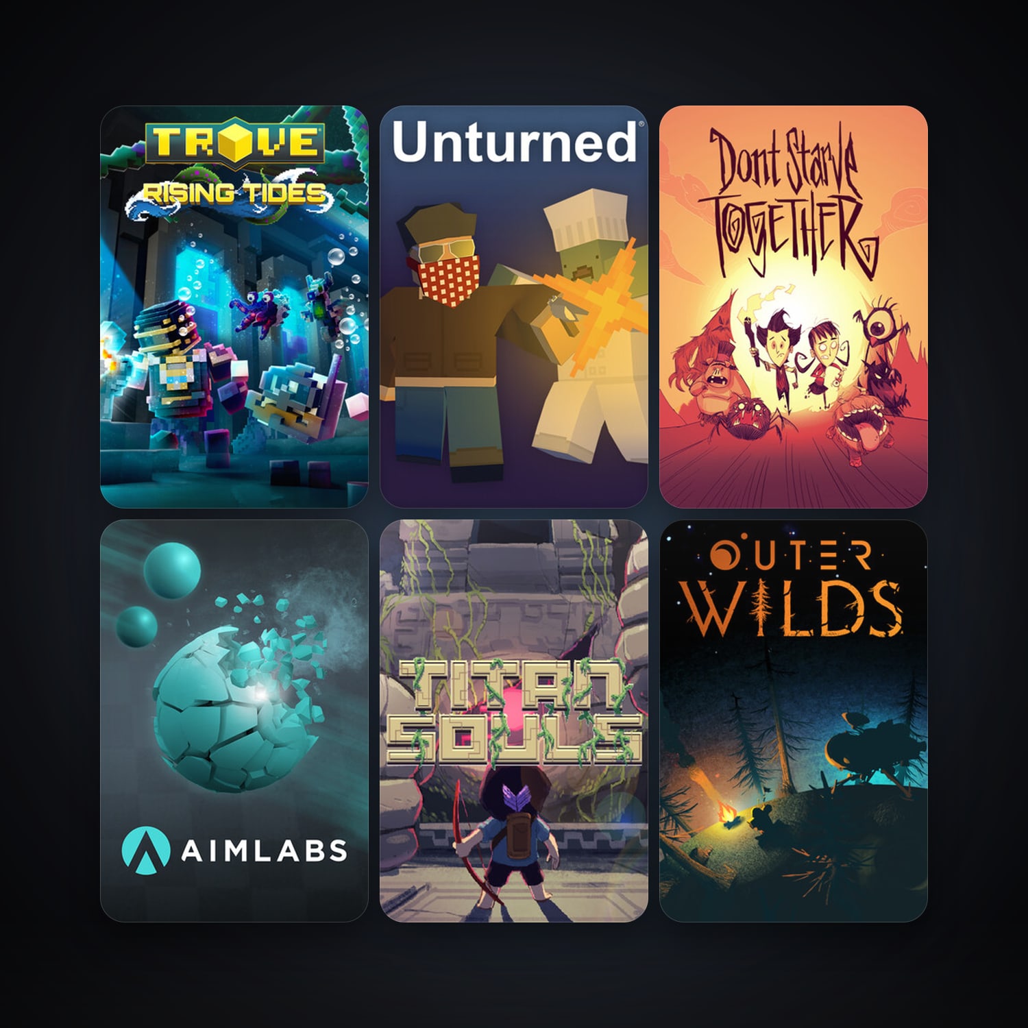 Titan Souls + Trove, 10 games, clean — HabibiAccounts