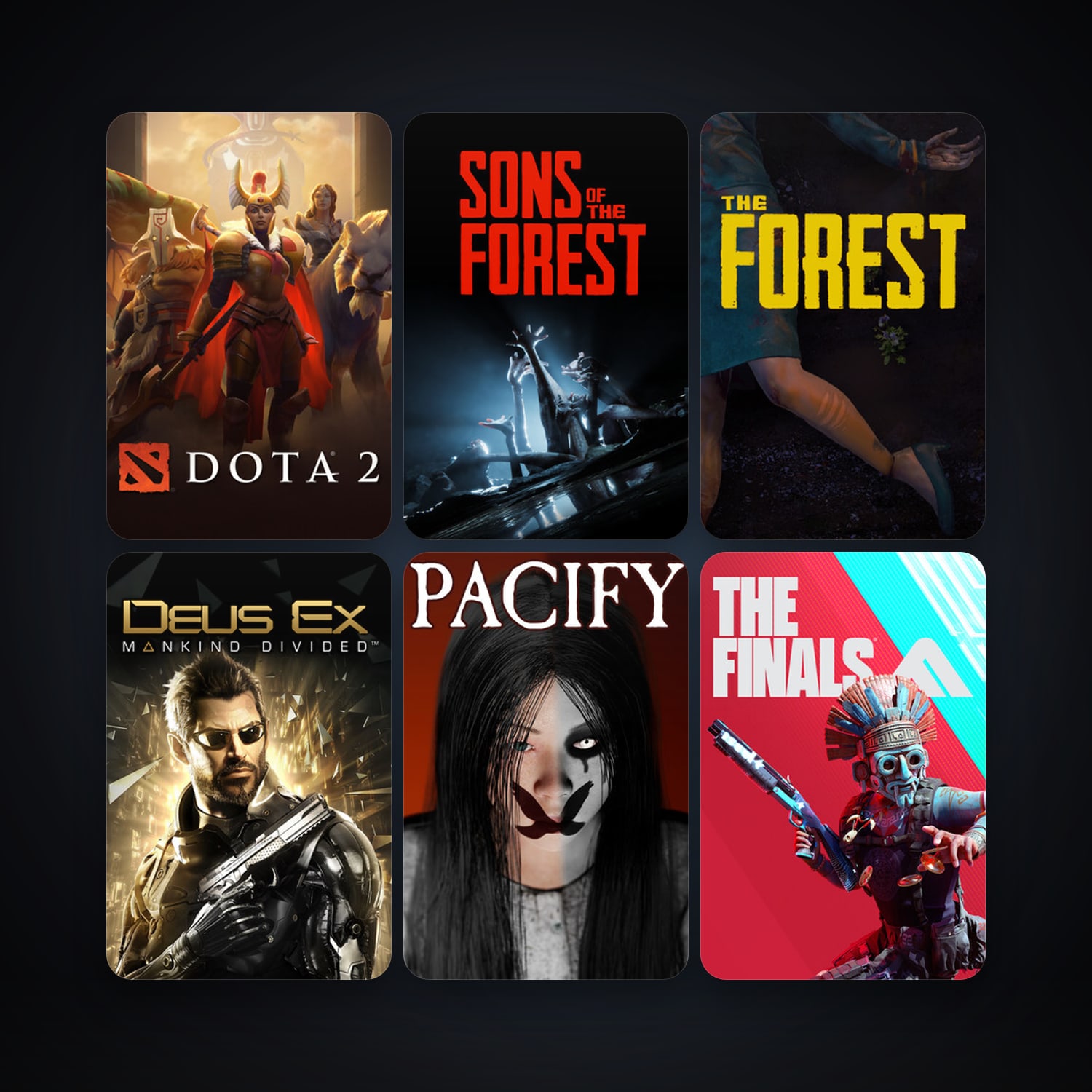 Dota 2 + The Forest, 10 games, clean — HabibiAccounts
