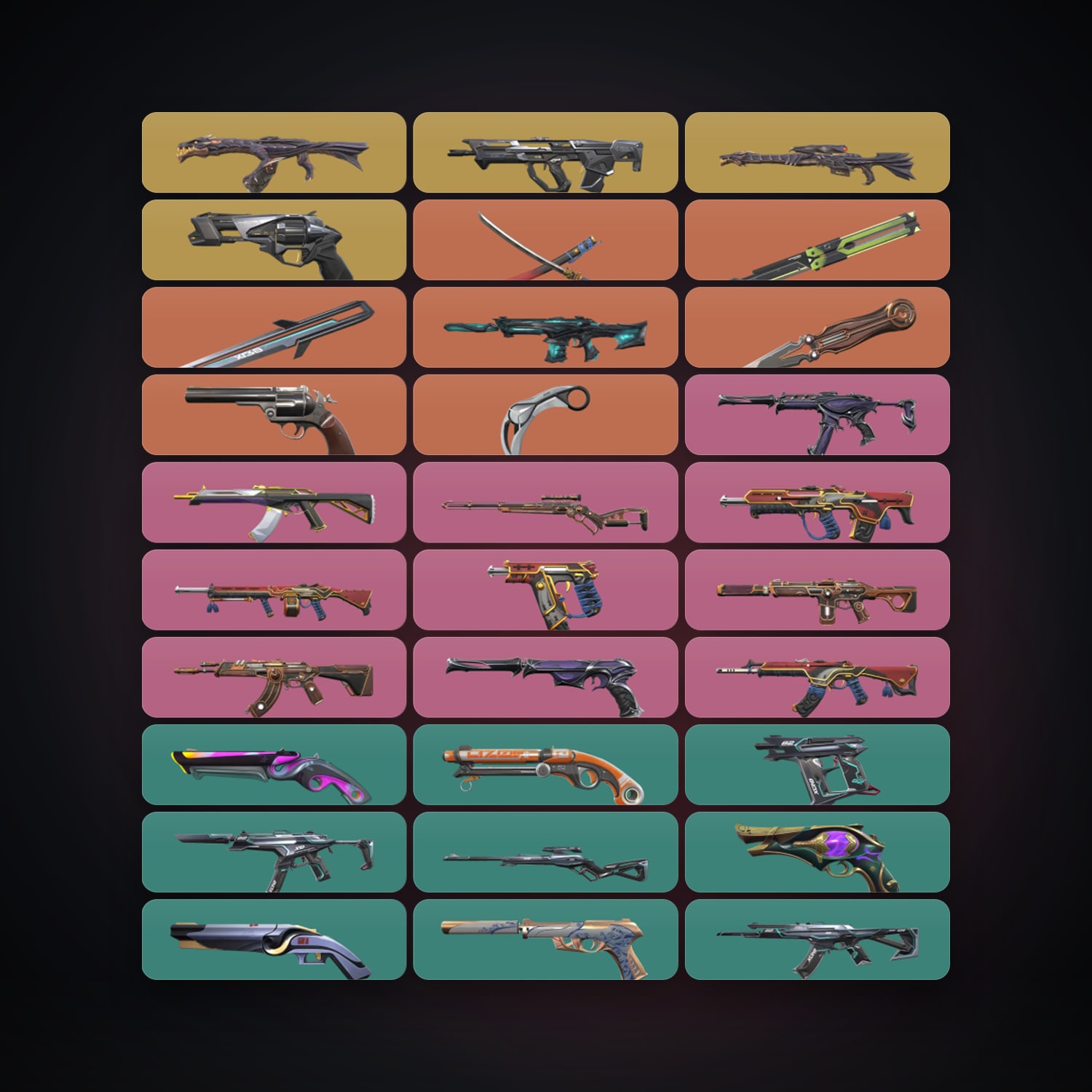 BR Gold 3 locker — 5 knives, 70 skins, lvl 467 — HabibiAccounts