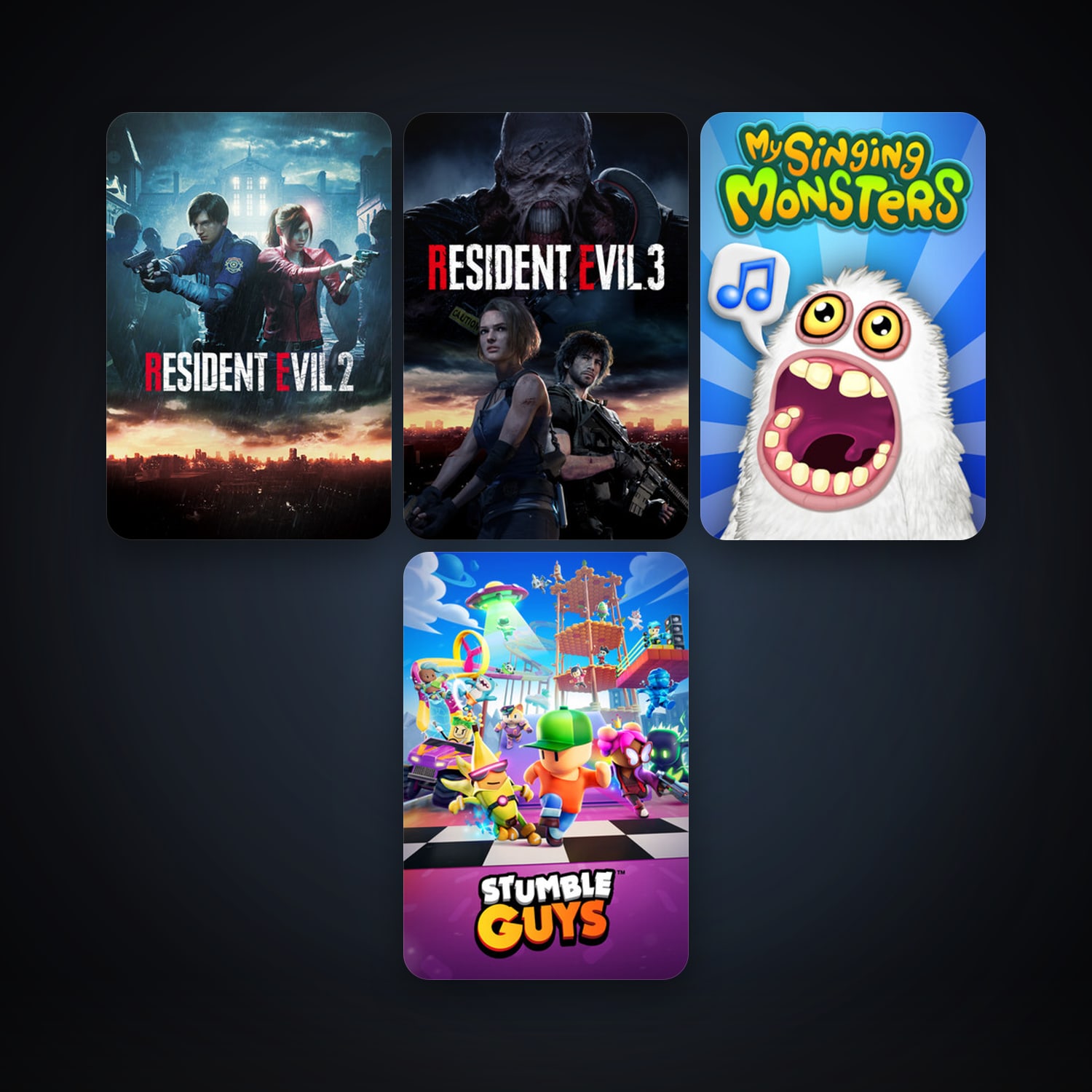 RESIDENT EVIL 2 + RESIDENT EVIL 3, 6 games, clean — HabibiAccounts