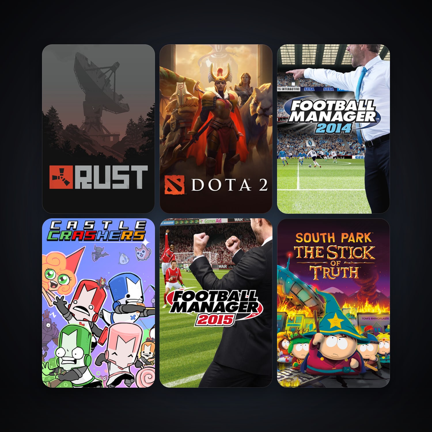 Dota 2 + GRID 2, 16 games, Steam 10, clean — HabibiAccounts