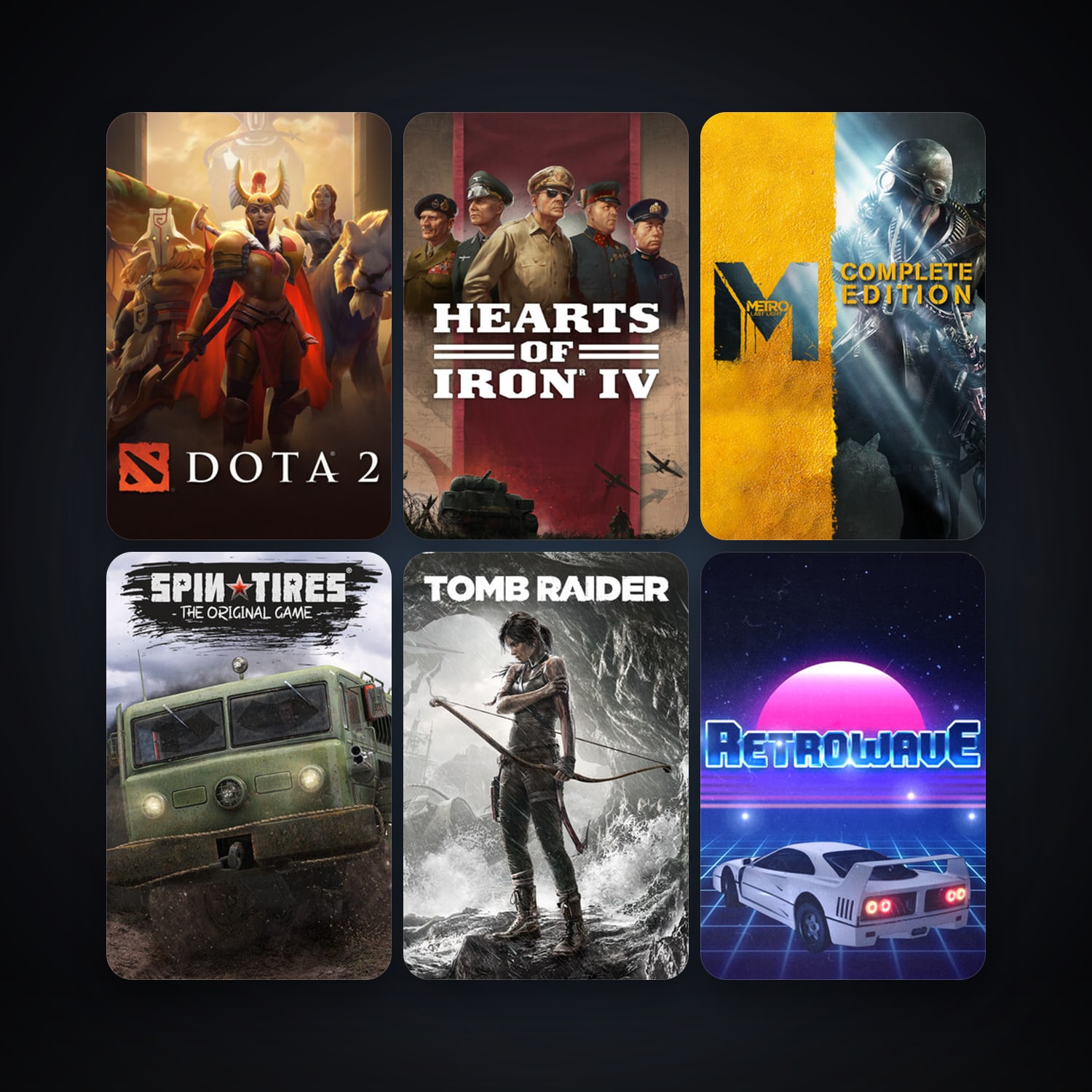 Dota 2 + Metro: Last Light, 45 games, Steam 21, clean — HabibiAccounts