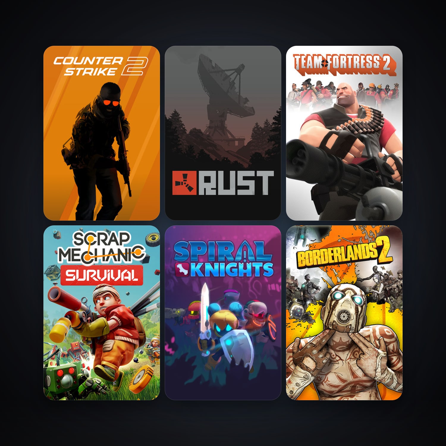 Team Fortress 2 + CS2 Prime, 17 games, clean — HabibiAccounts