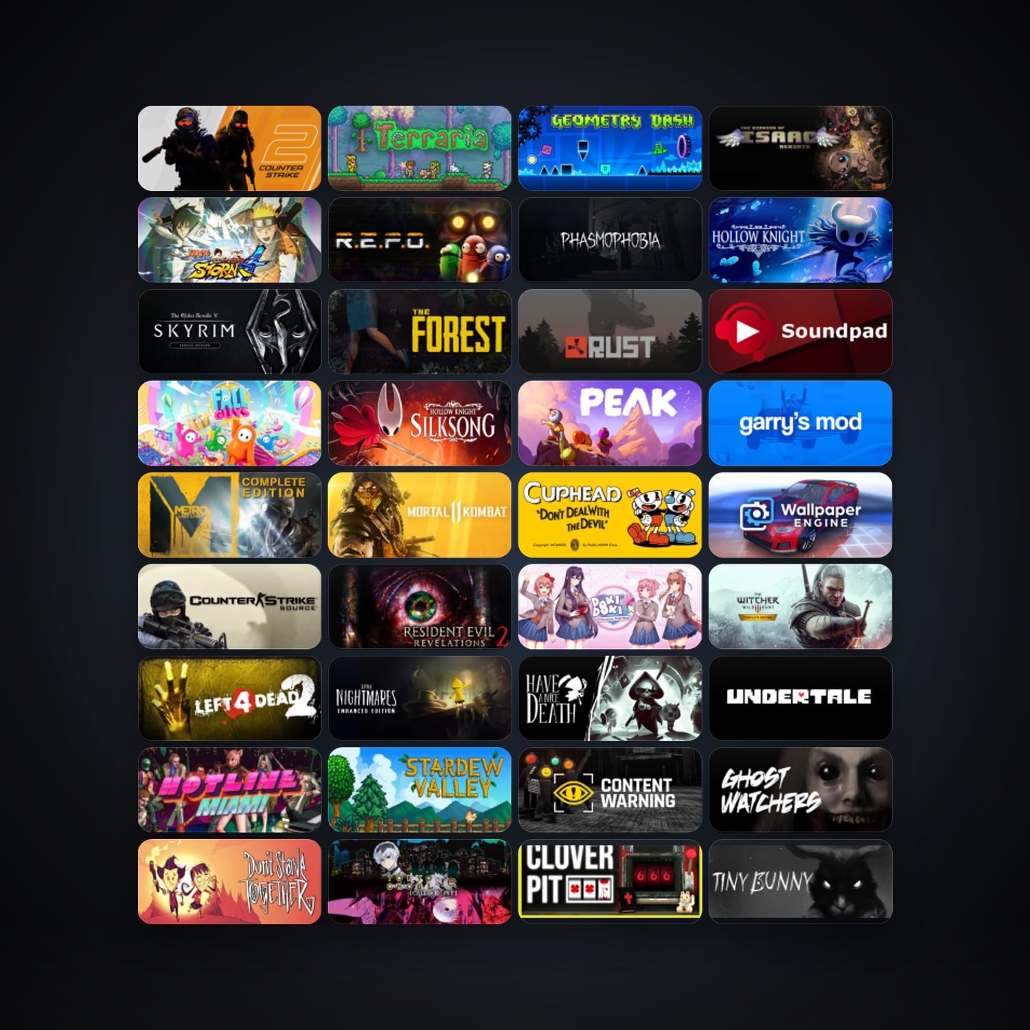 Steam 132 games, Steam 115, clean — HabibiAccounts