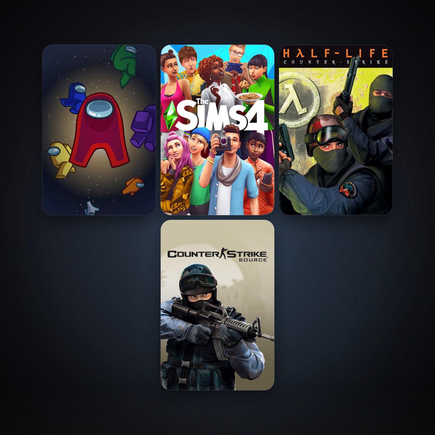 Counter-Strike + Counter-Strike: Source, 8 games, clean — HabibiAccounts