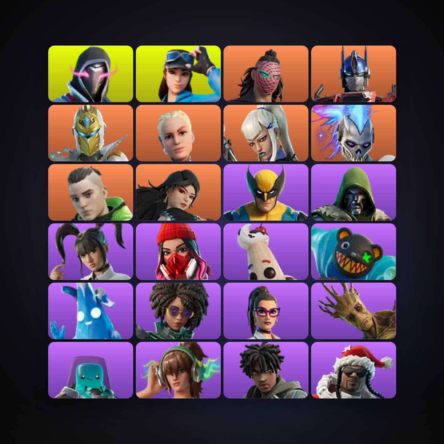 Fortnite account with Xander & Cloud Striker — 85 skins — 800 V-Bucks — lvl 1641 — HabibiAccounts