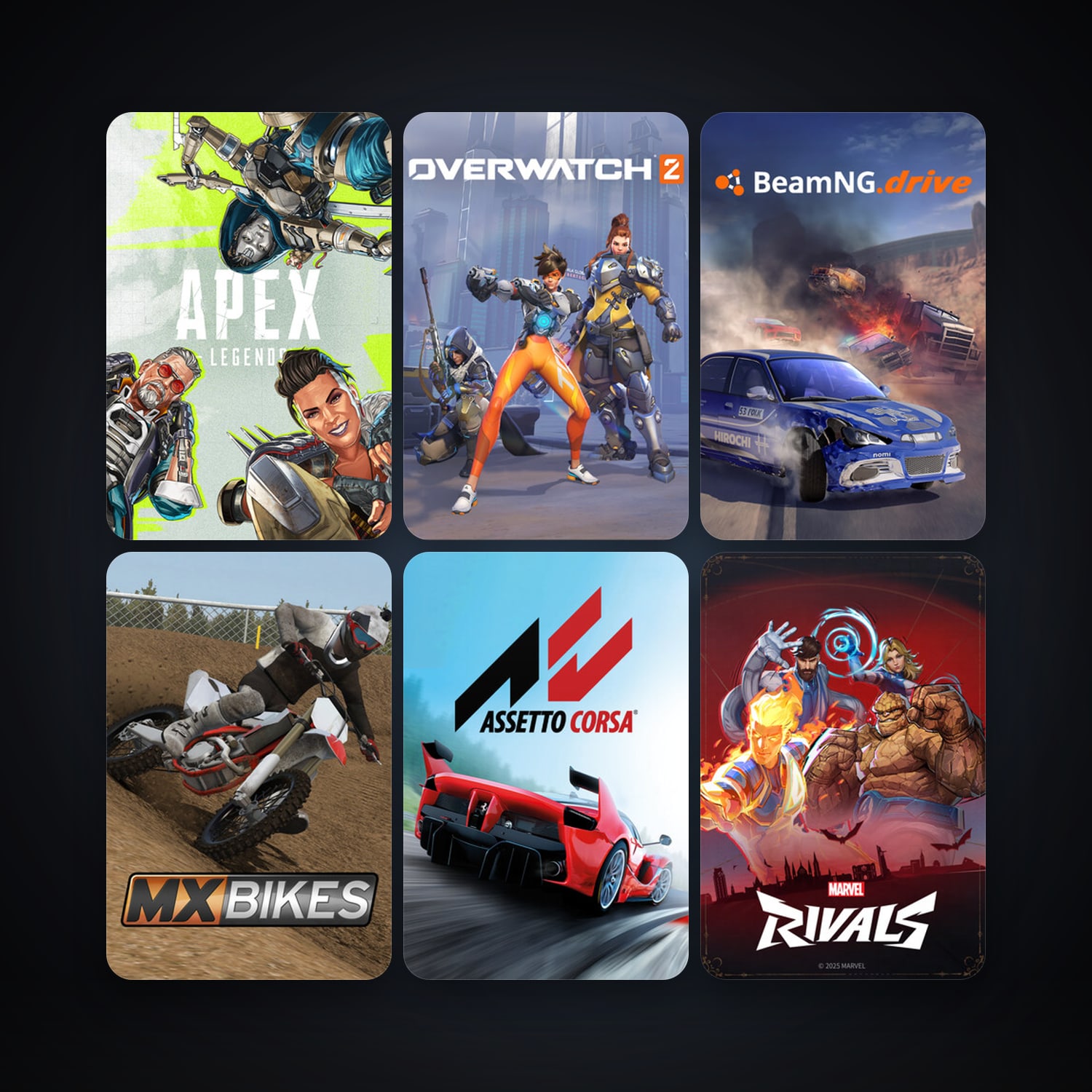 The Forest + Assetto Corsa, 21 games, clean — HabibiAccounts