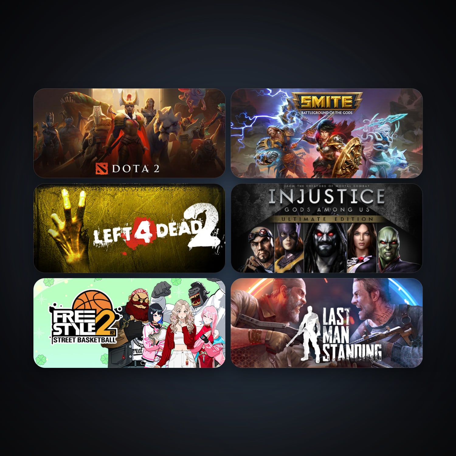Left 4 Dead 2 + Dota 2, 14 games, clean · 263103984 — HabibiAccounts