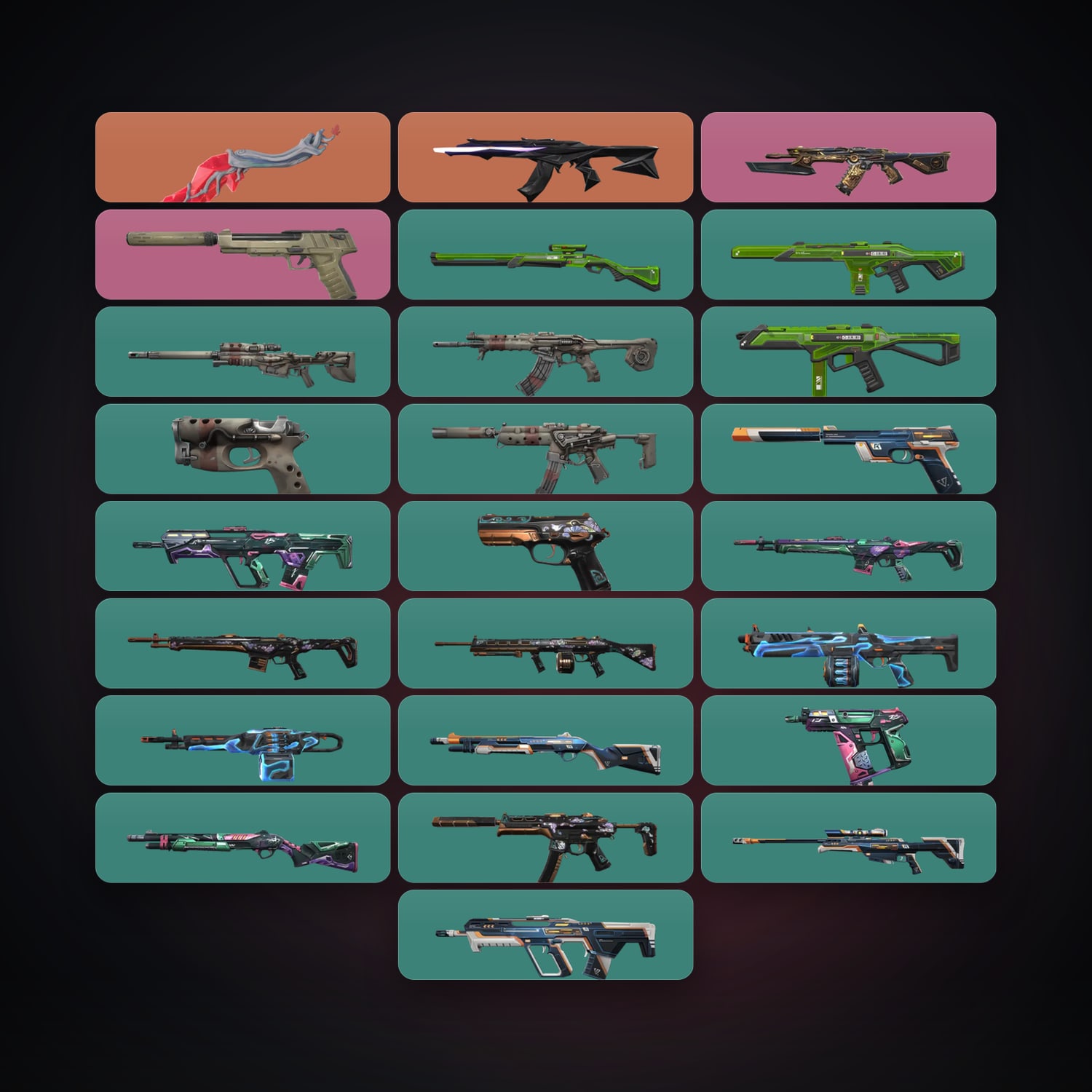 EU Gold 2 locker — 1 knives, 25 skins, lvl 42 — HabibiAccounts