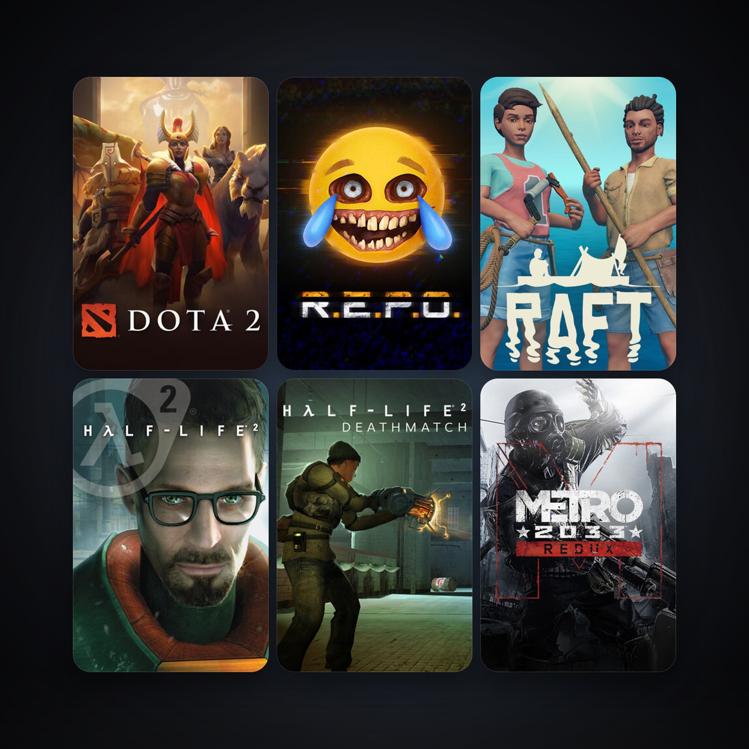 Half-Life 2 + Half-Life 2: Deathmatch, 12 games, clean — HabibiAccounts