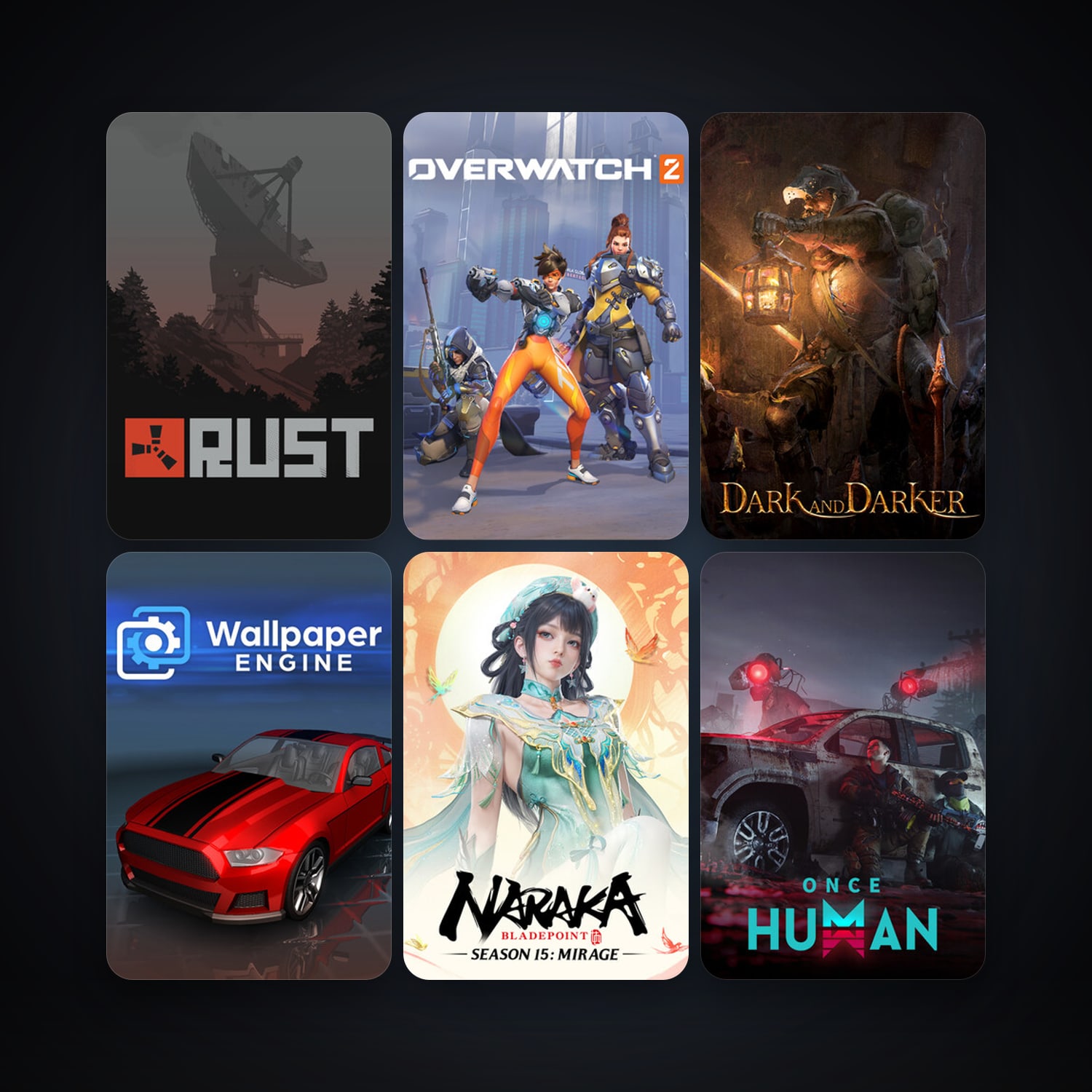 Rust + Metro 2033 Redux, 11 games, clean — HabibiAccounts