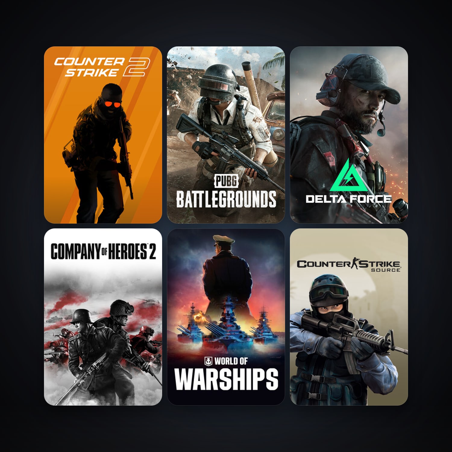 Counter-Strike: Source + CS2 Prime, 10 games, clean — HabibiAccounts