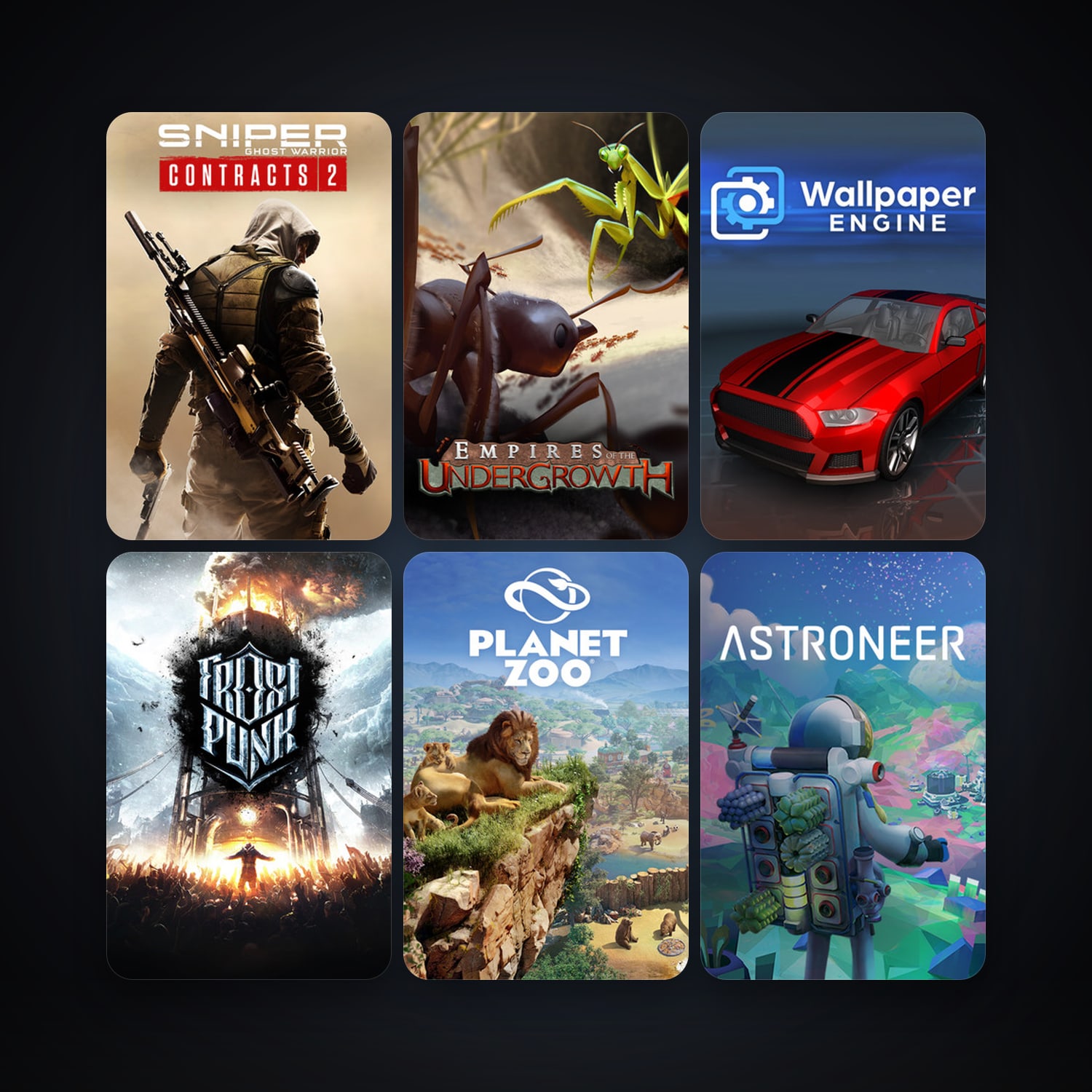 Sid Meier's Civilization VI + Frostpunk, 12 games, clean — HabibiAccounts