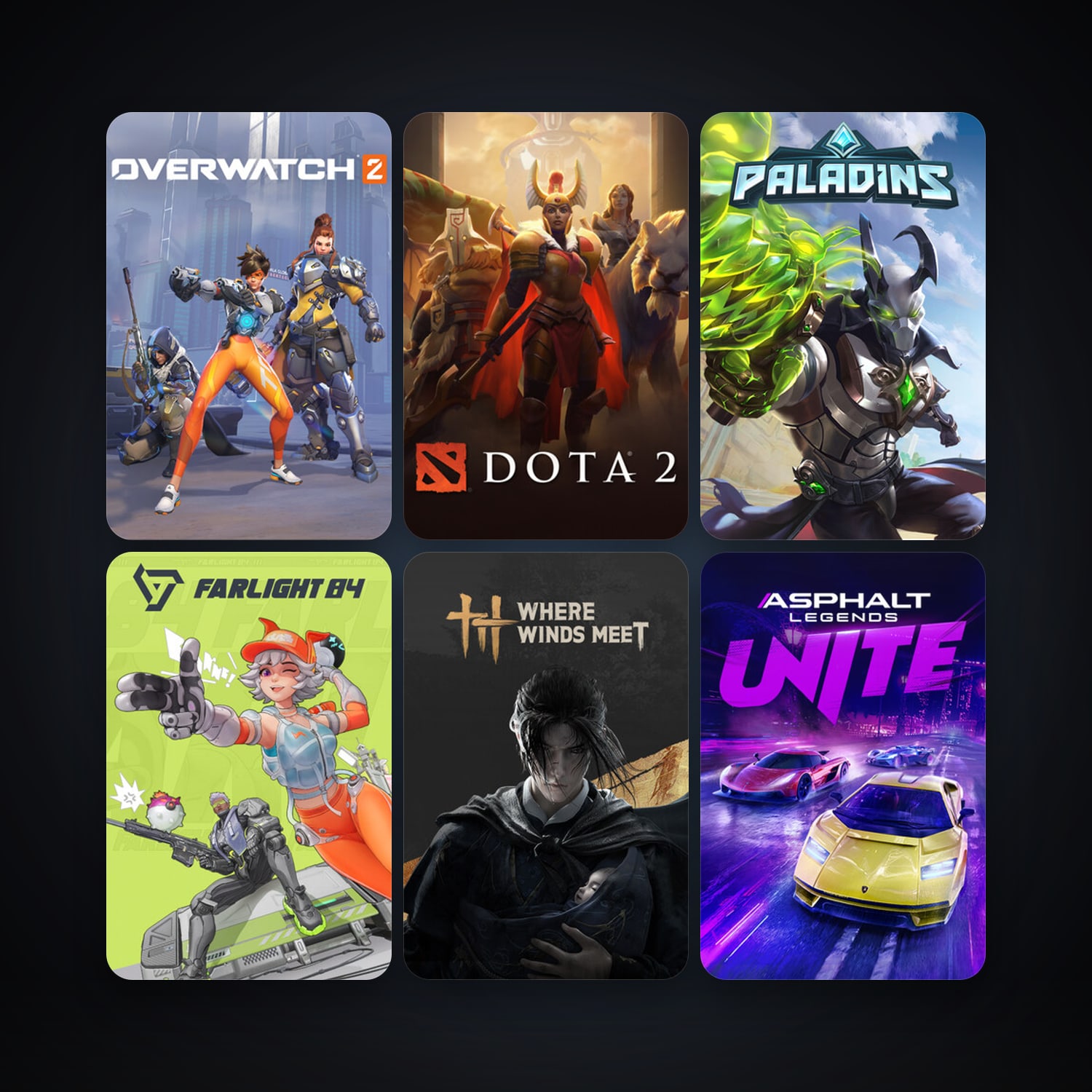 Dota 2 + Paladins, 16 games, clean — HabibiAccounts