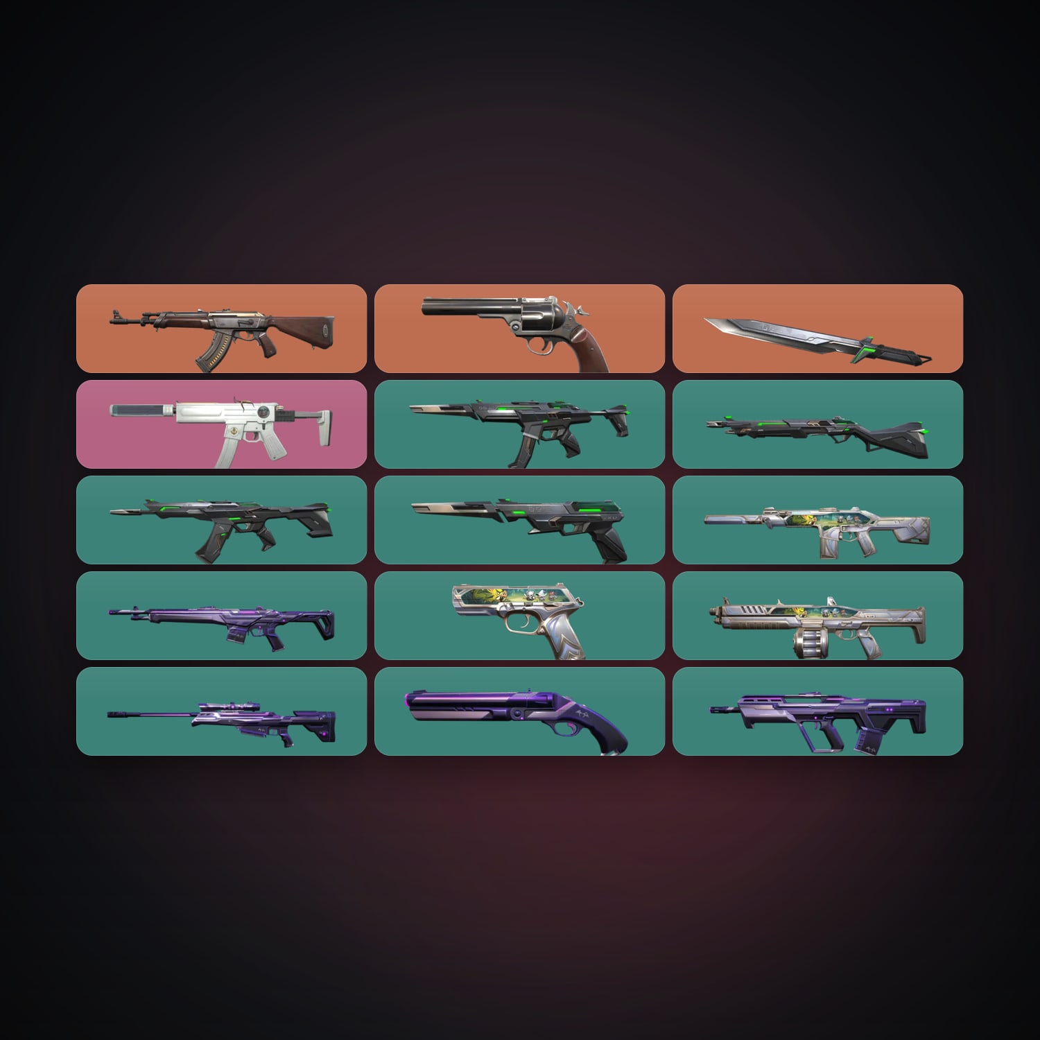 EU Gold 1 locker — 1 knives, 15 skins, lvl 65 — HabibiAccounts