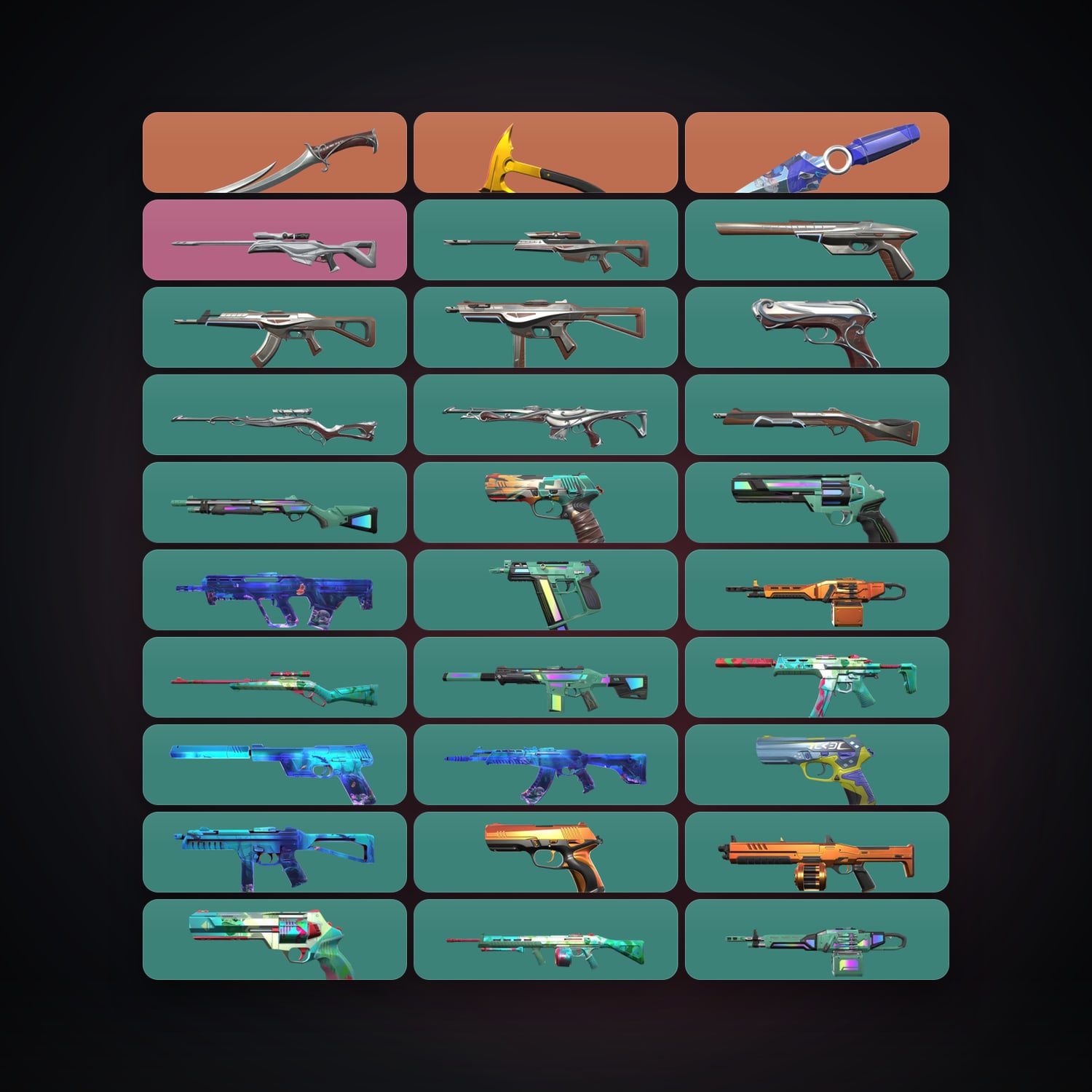 EU Gold 2 locker — 3 knives, 30 skins, lvl 62 — HabibiAccounts