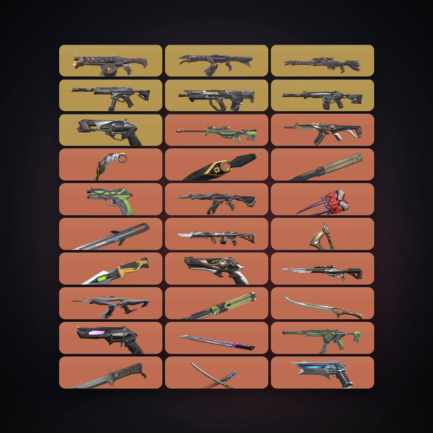 EU Diamond 1 locker — 35 knives, 282 skins, lvl 214 — HabibiAccounts