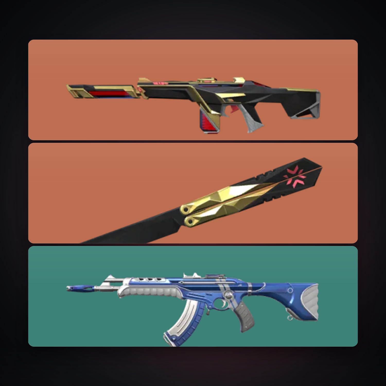 AP Gold 2 locker — 1 knives, 3 skins, lvl 48 — HabibiAccounts