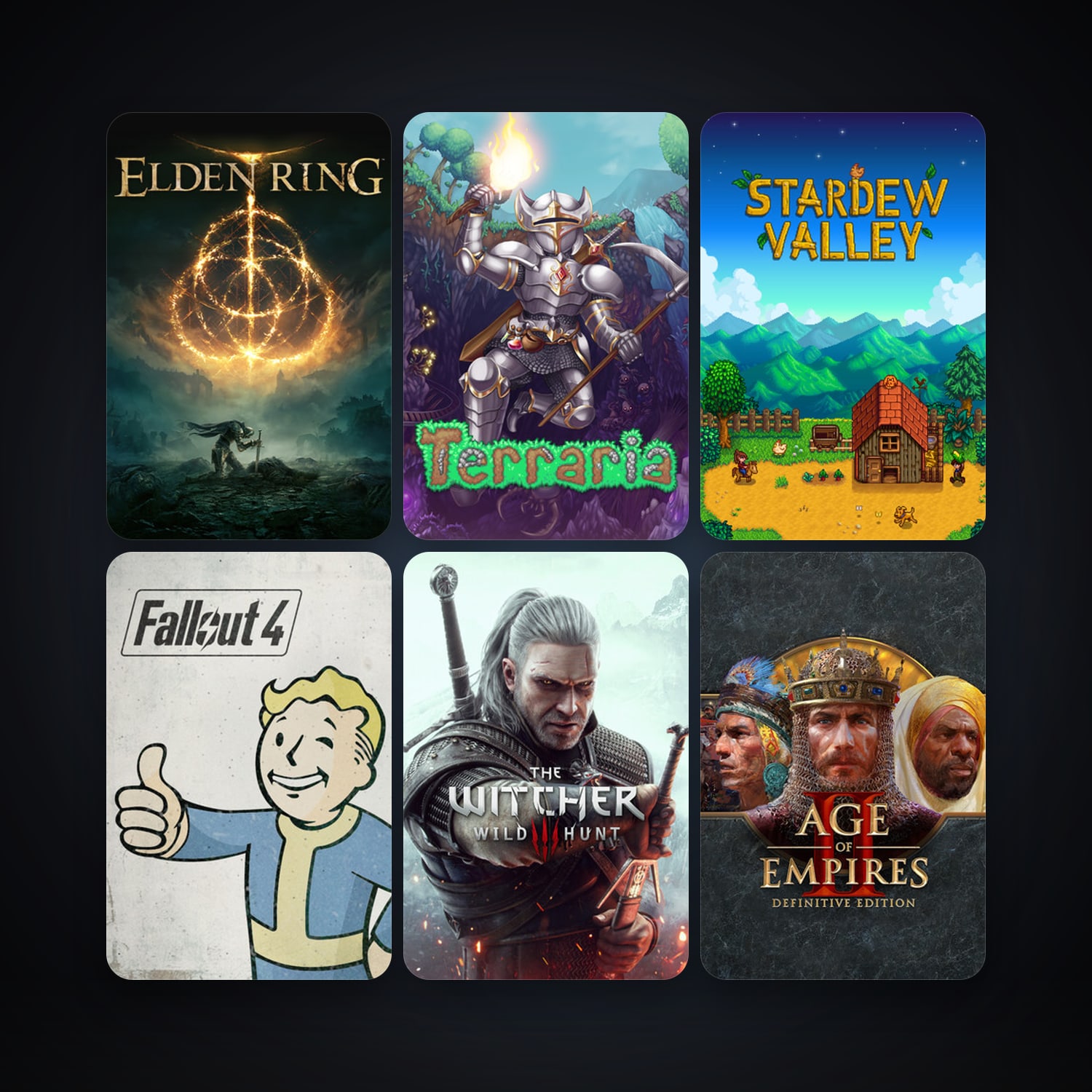 Terraria + The Witcher 3: Wild Hunt, 52 games, Steam 12, clean — HabibiAccounts