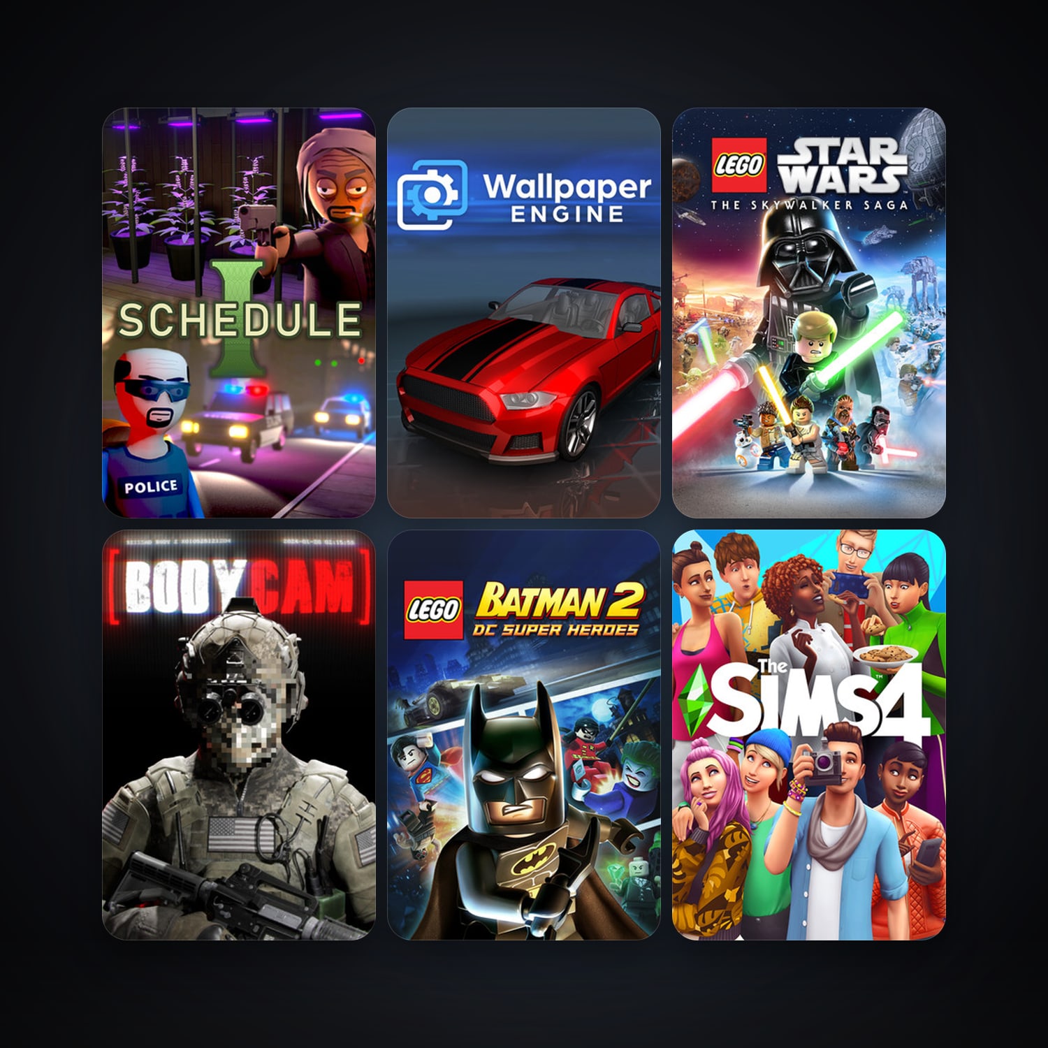LEGO Batman 2: DC Super Heroes + Assetto Corsa, 37 games, clean — HabibiAccounts